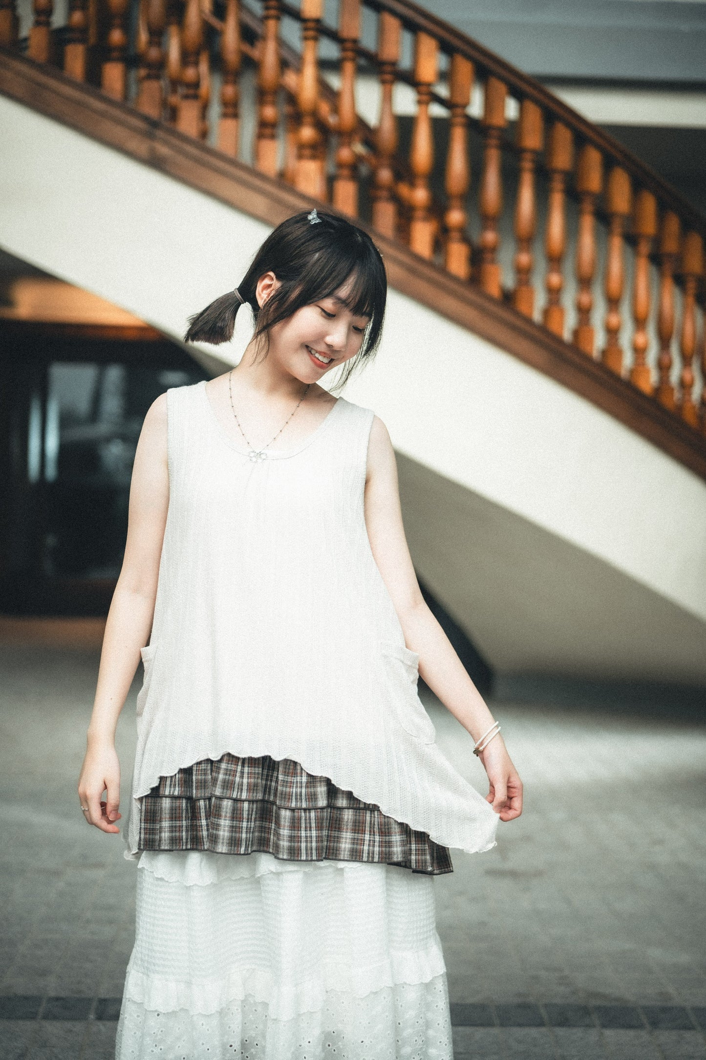 兩層layer🧸拼接背心娃娃top|3色入