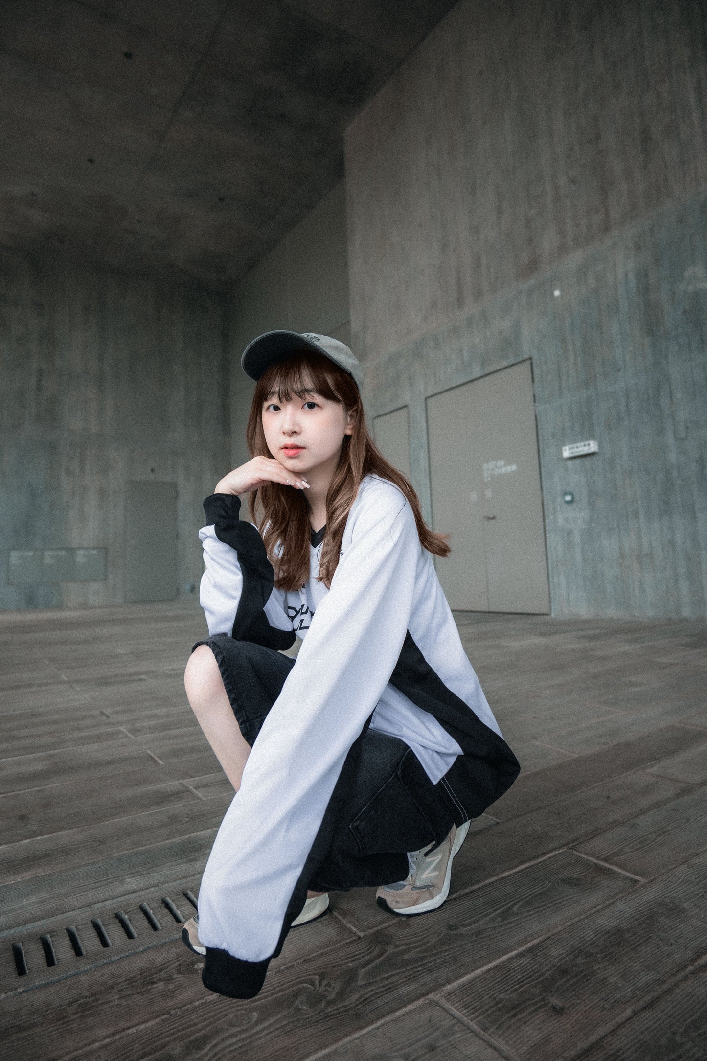 洗水灰則口袋6分牛仔褲|1色入