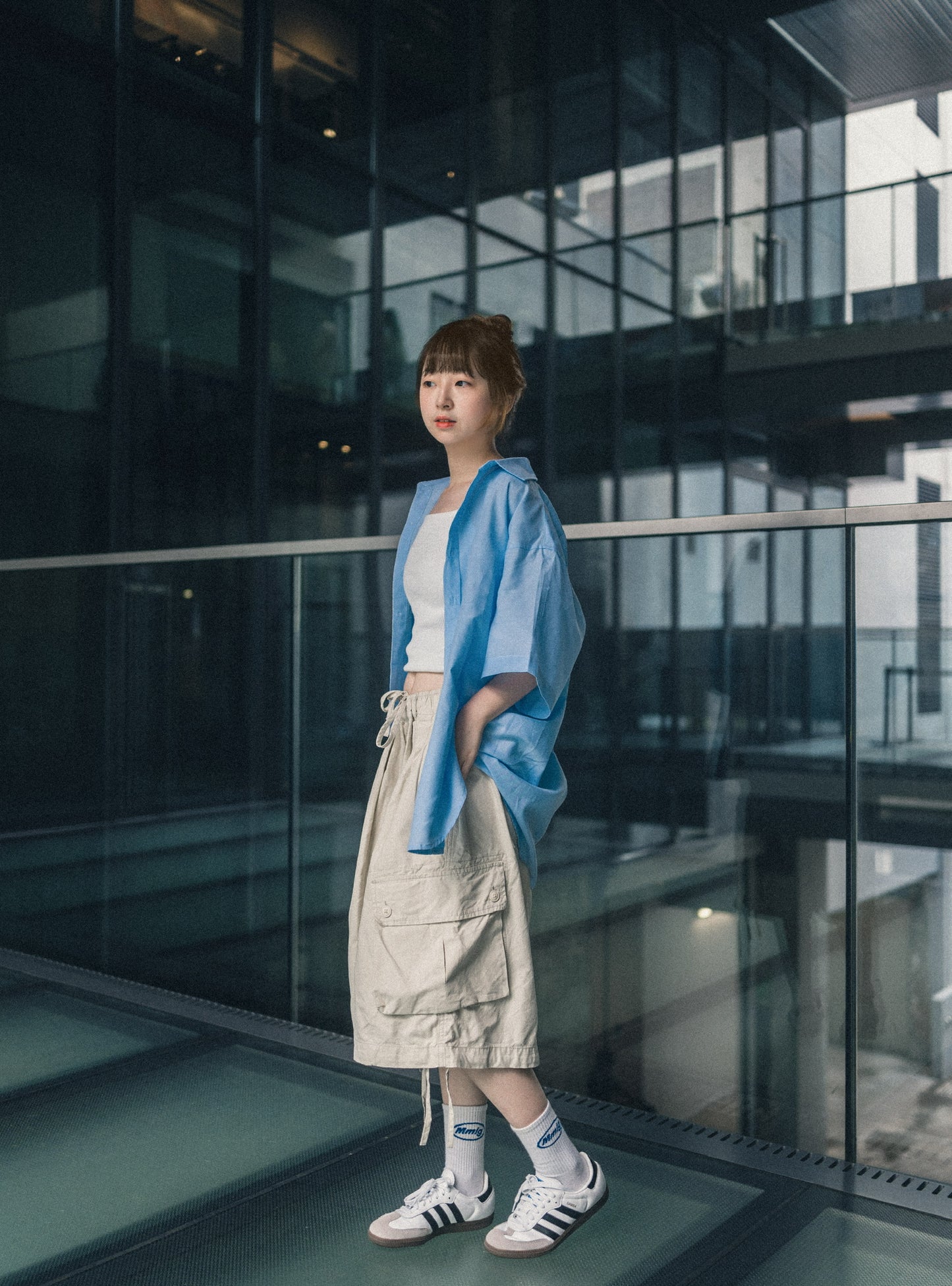 韓系👦🏻小男孩風寬身恤衫|2色入