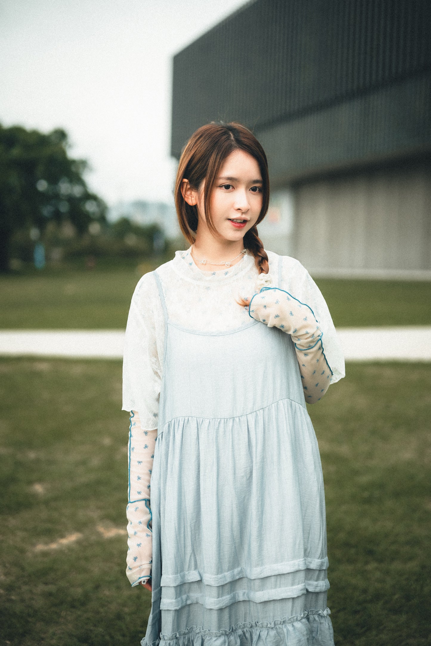 超靚內搭🥹🎀 小捲邊蝴蝶結pattern內搭|3色入