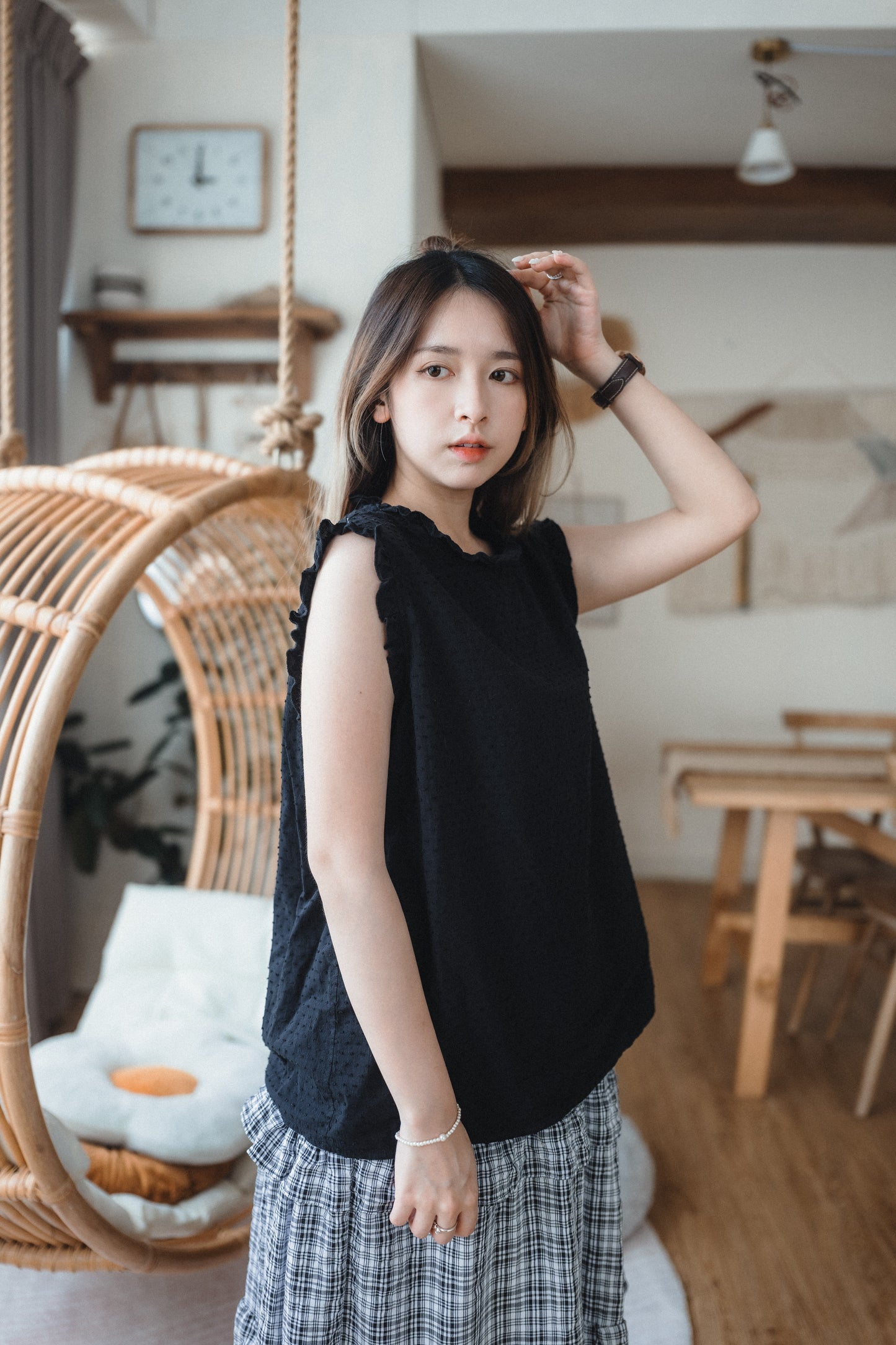 • 點點Dot Dot • Ruffle背心|2色入