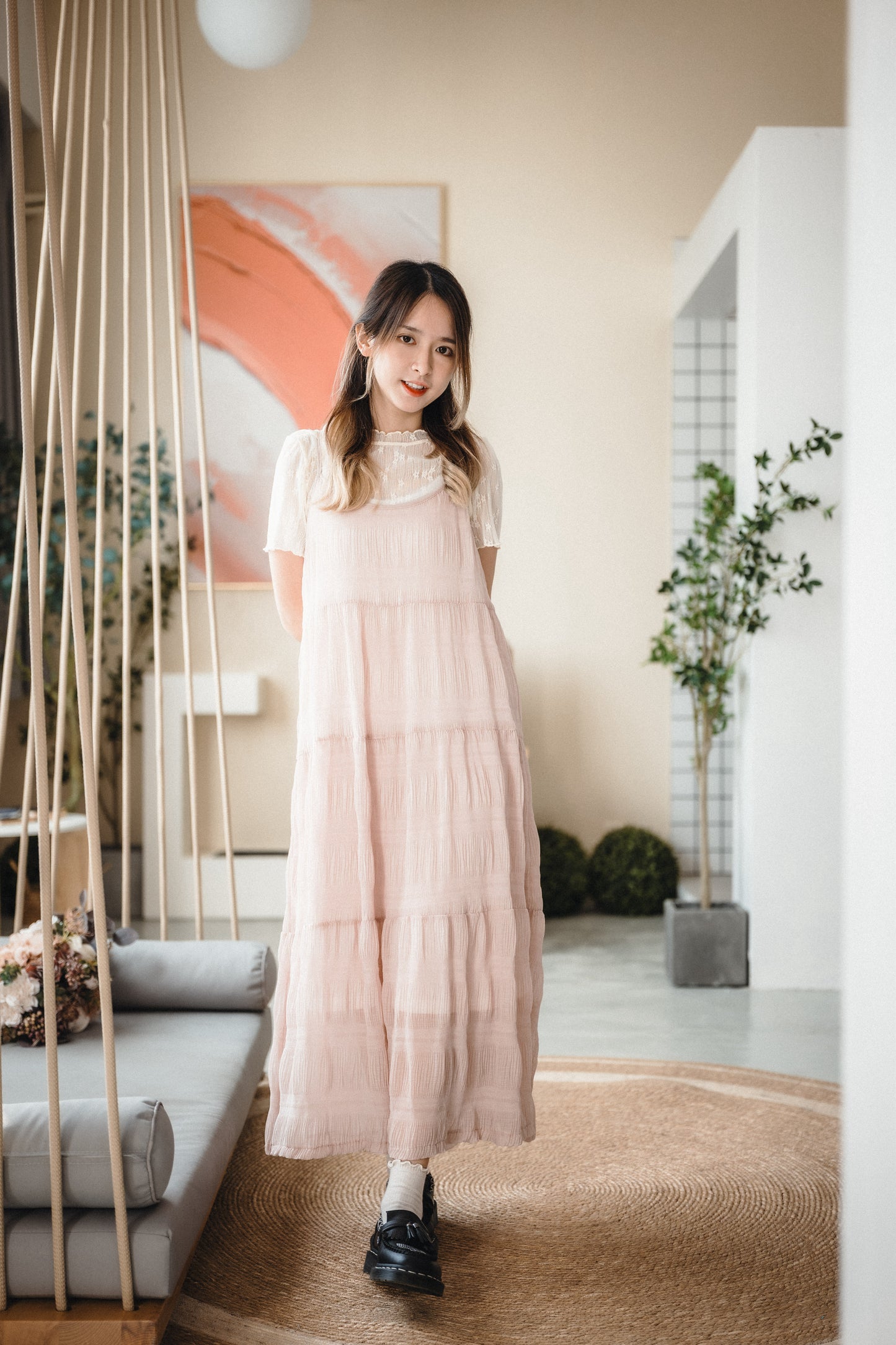 波浪紗紗吊帶OPS|4色入