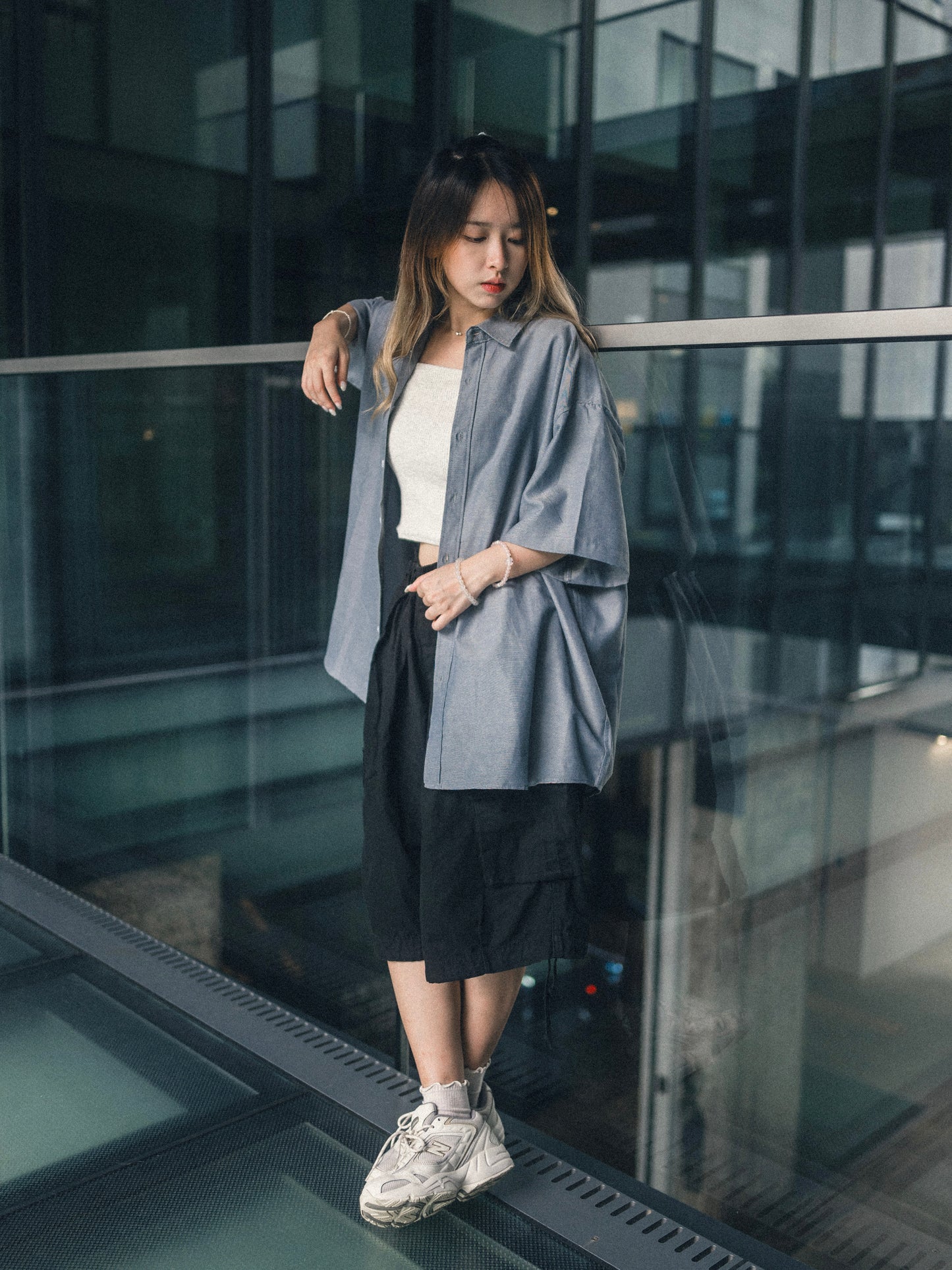 韓系👦🏻小男孩風寬身恤衫|2色入