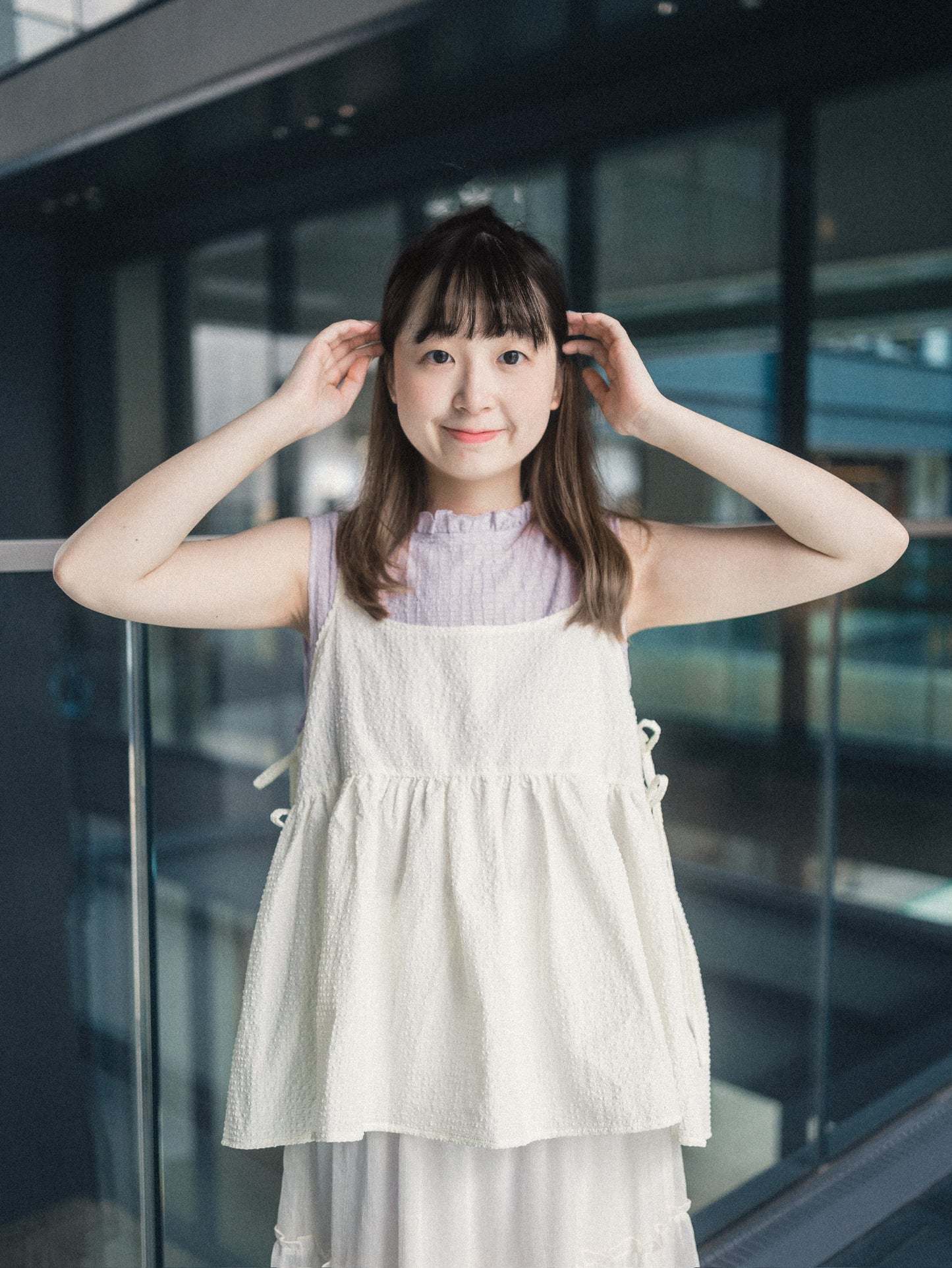 夏日☀️暗格紋側綁帶外搭|4 colors