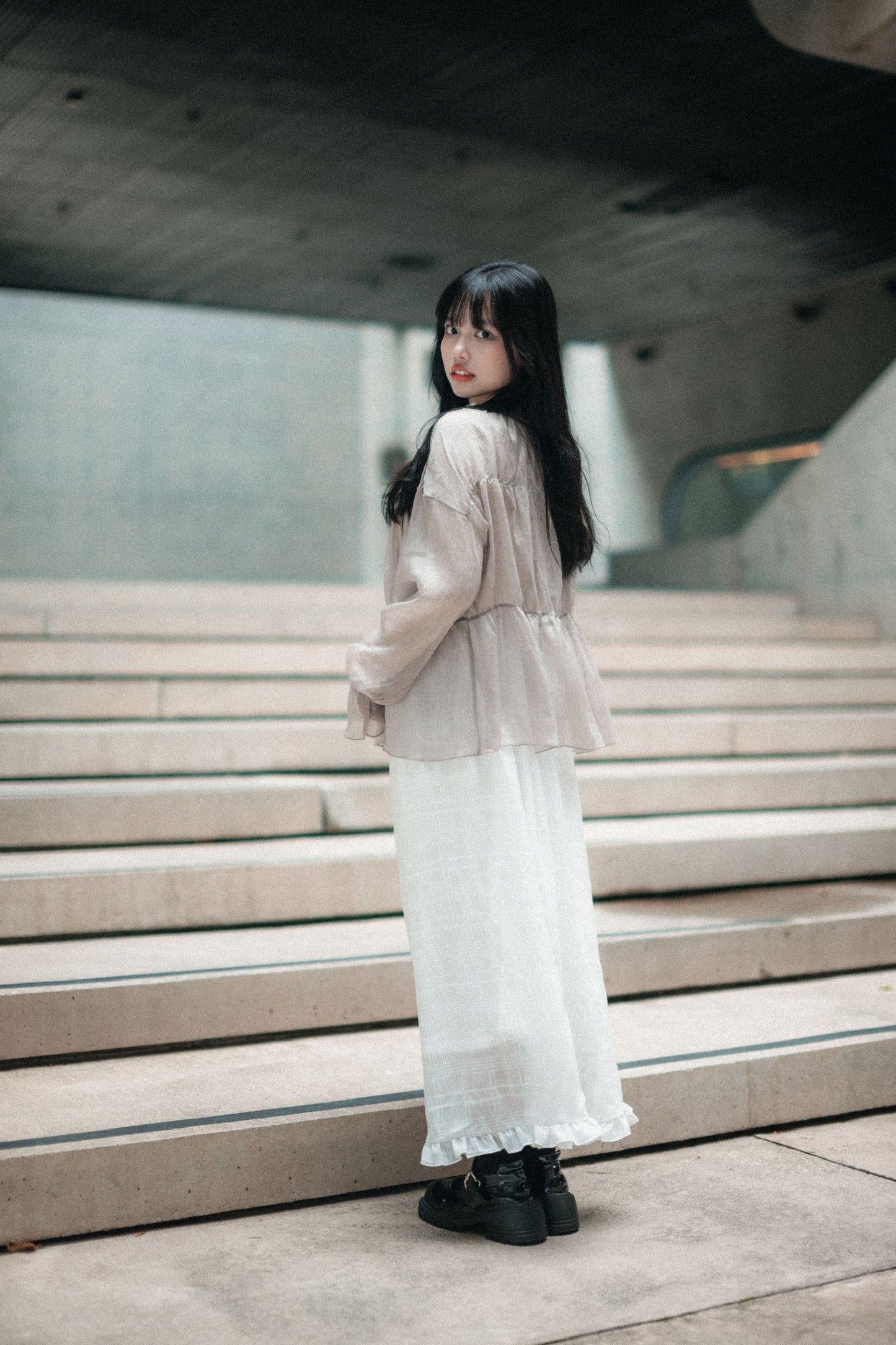 Comeback!! 超美💖透透紗紗綁帶外搭|4色入e