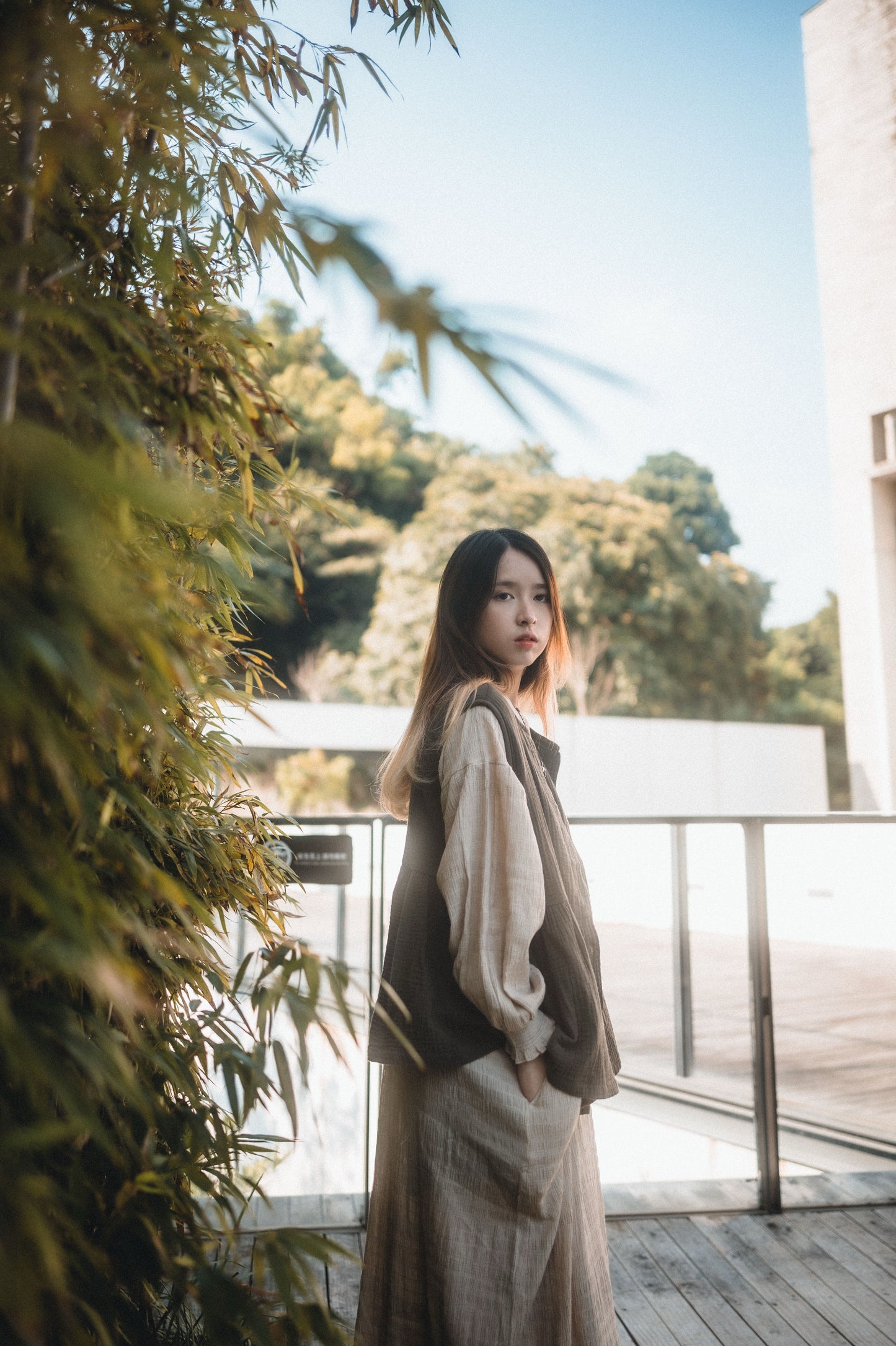 JP多穿法!暗格喇叭袖圓領OPS|4色入