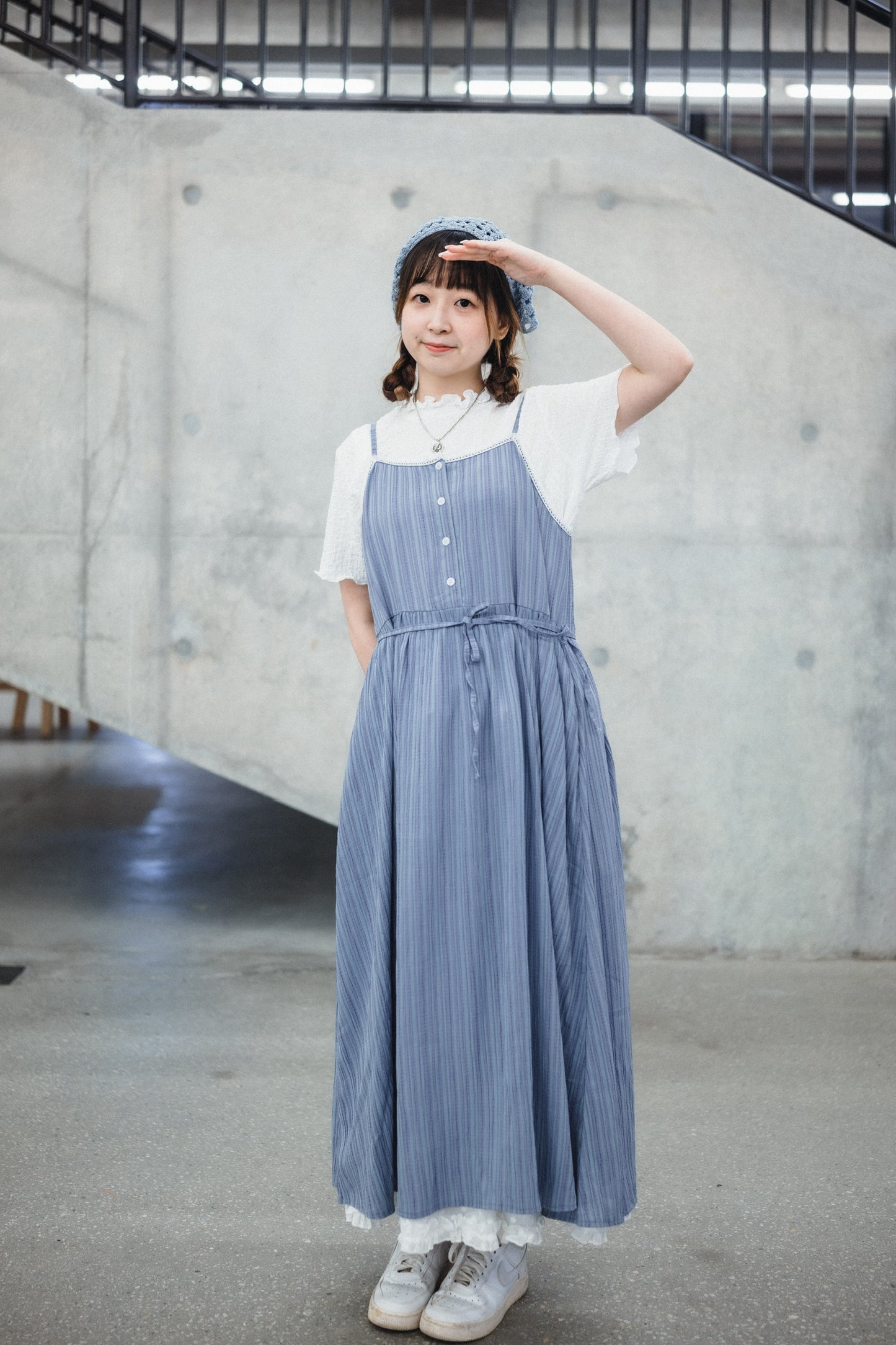 易襯皺皺➿捲邊Tee|2色入