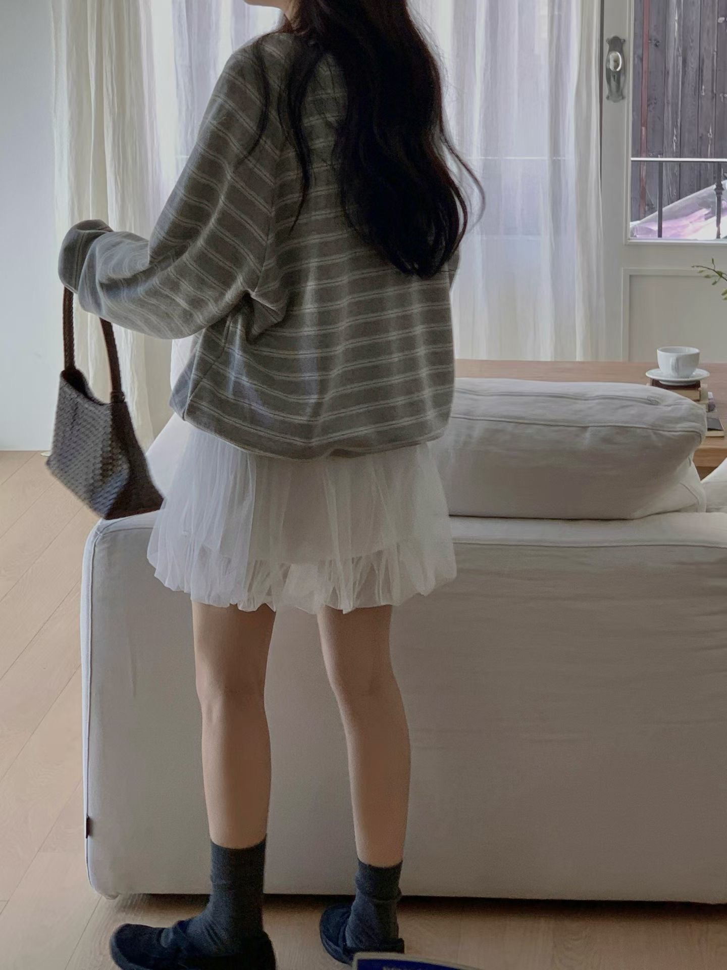 氣質紗紗蓬蓬裙|2色入