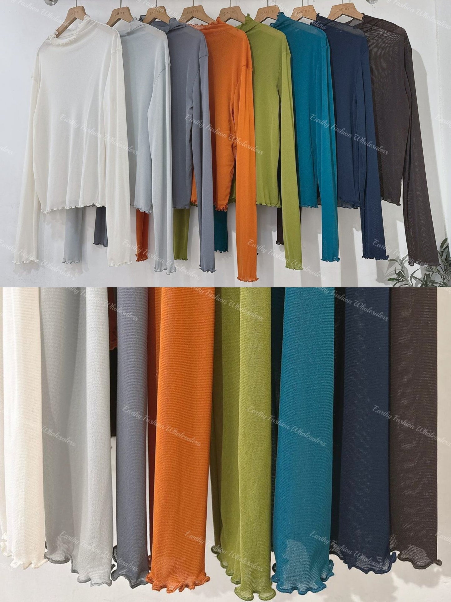 秋冬必備🌟 透膚捲邊打底|8色入