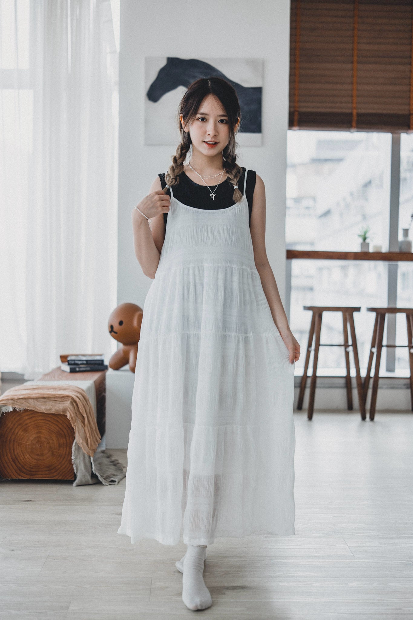 波浪紗紗吊帶OPS|4色入