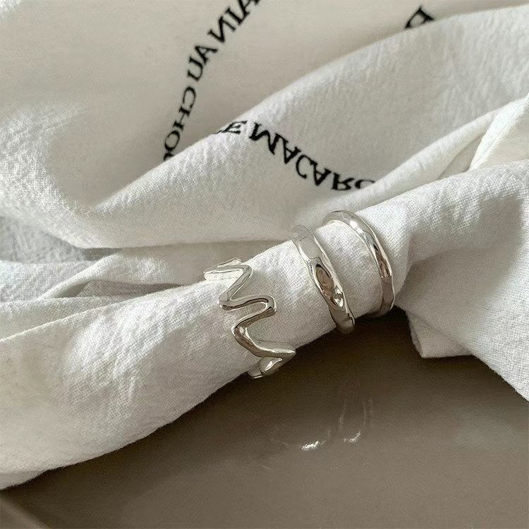 簡約冷淡風戎指set|1色入