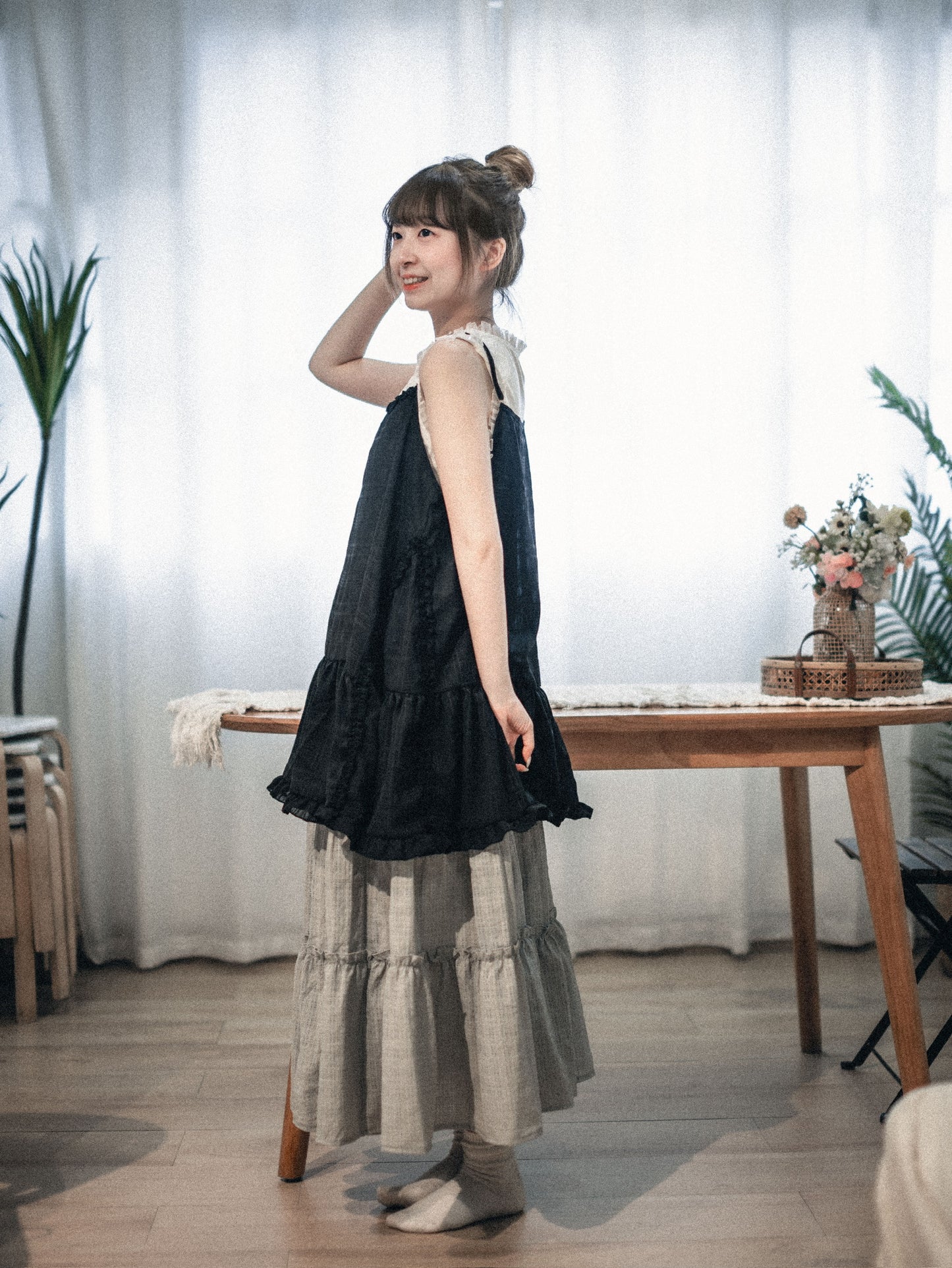 熱賣🔥 暗格Ruffle半身裙配幼腰帶|3 color