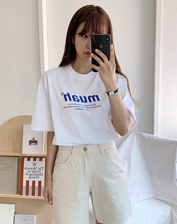 MUAHMUAH TEE - MUT20048 (White)