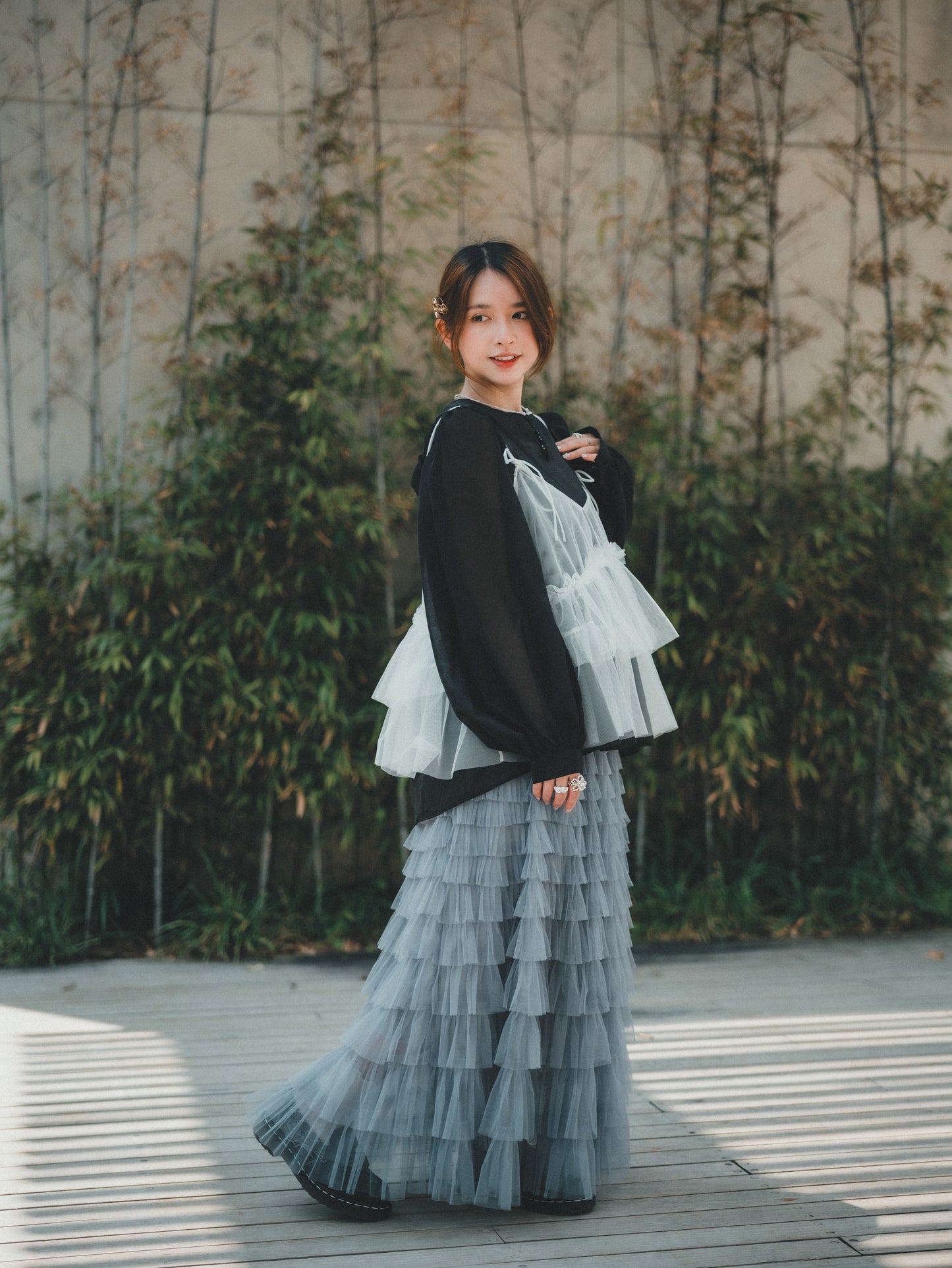 熱賣✨ 千層紗紗蛋糕半身裙|3色入