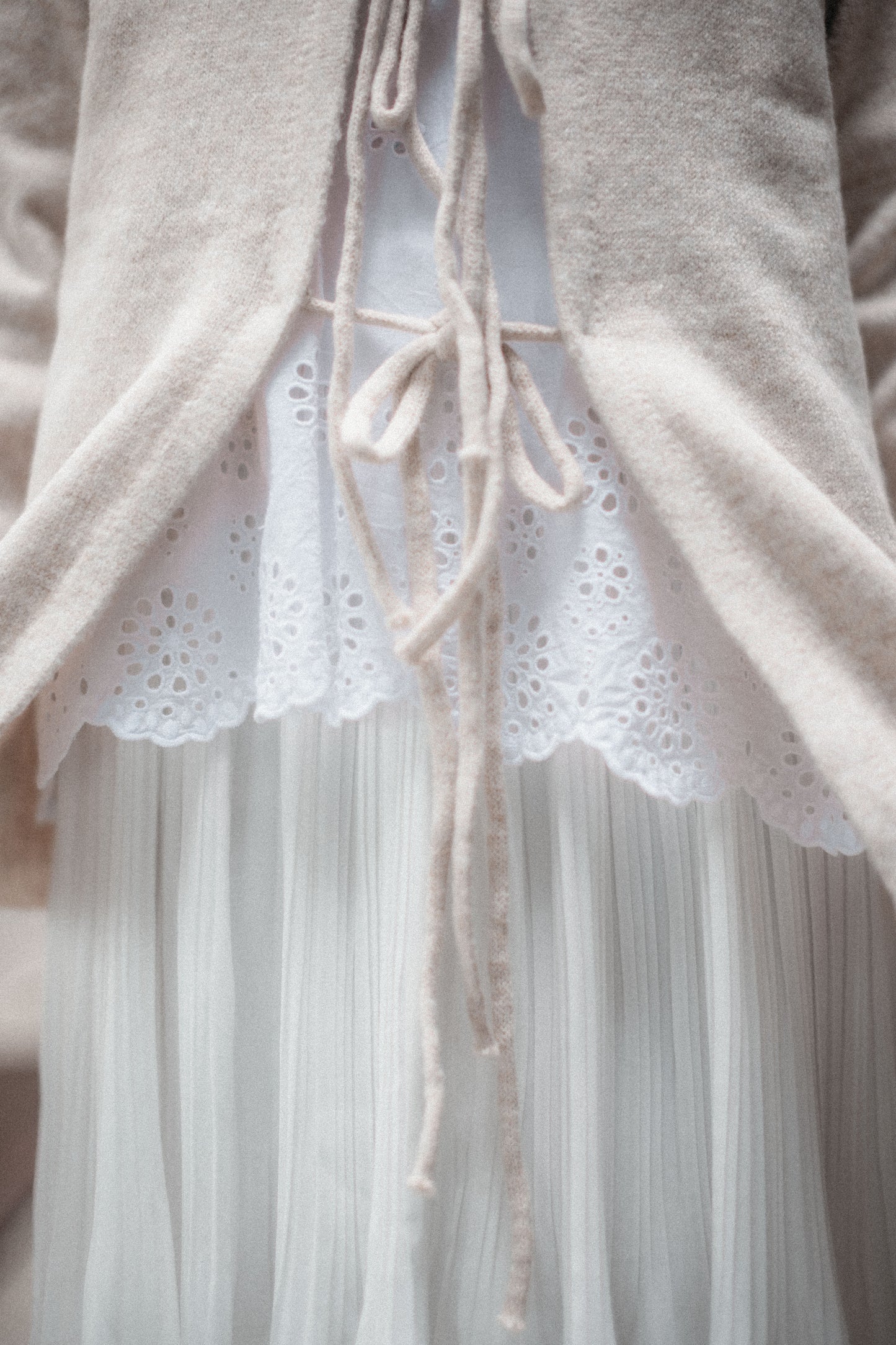 通花娃娃領背心TOP|2色入