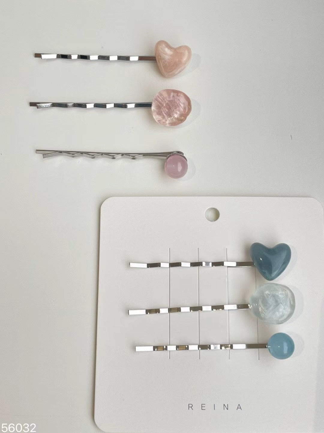 一字髮夾3件套|3色入