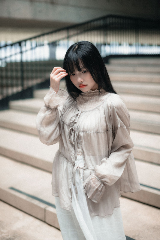 水波紋透膚內搭上衣|3色入