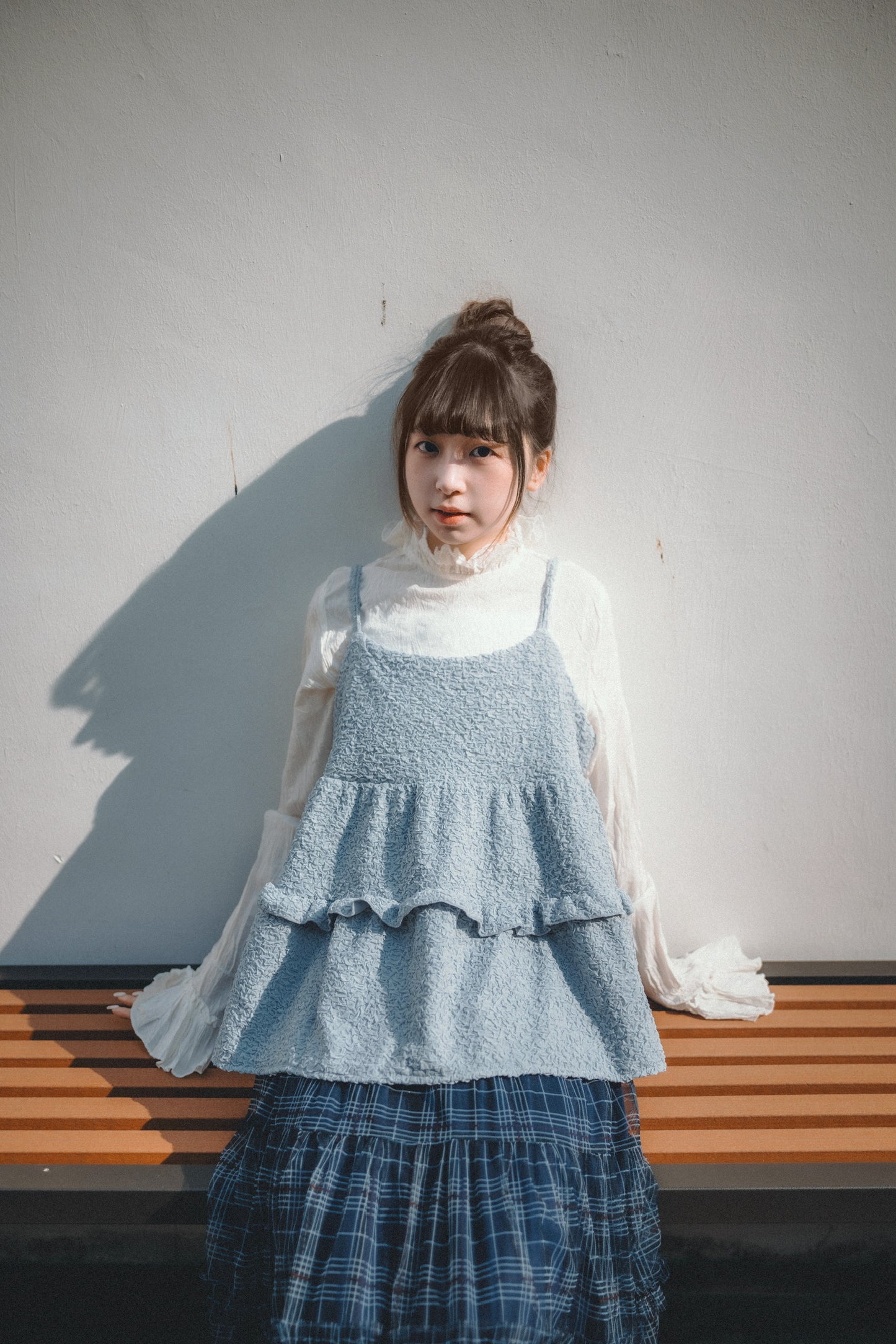 褶褶粒粒RUFFLE綁帶外搭|4色入