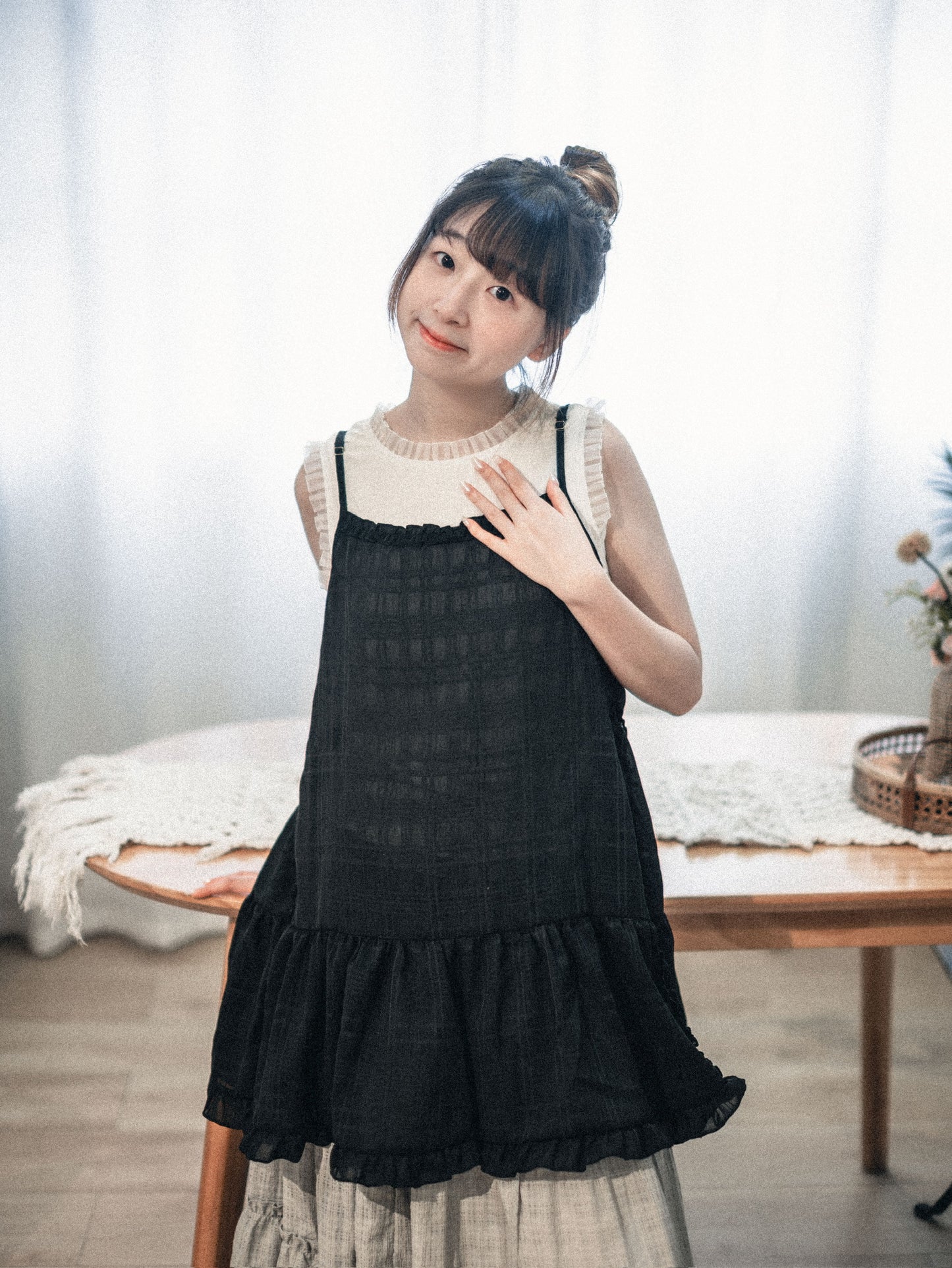 立體LACE背心|3色入