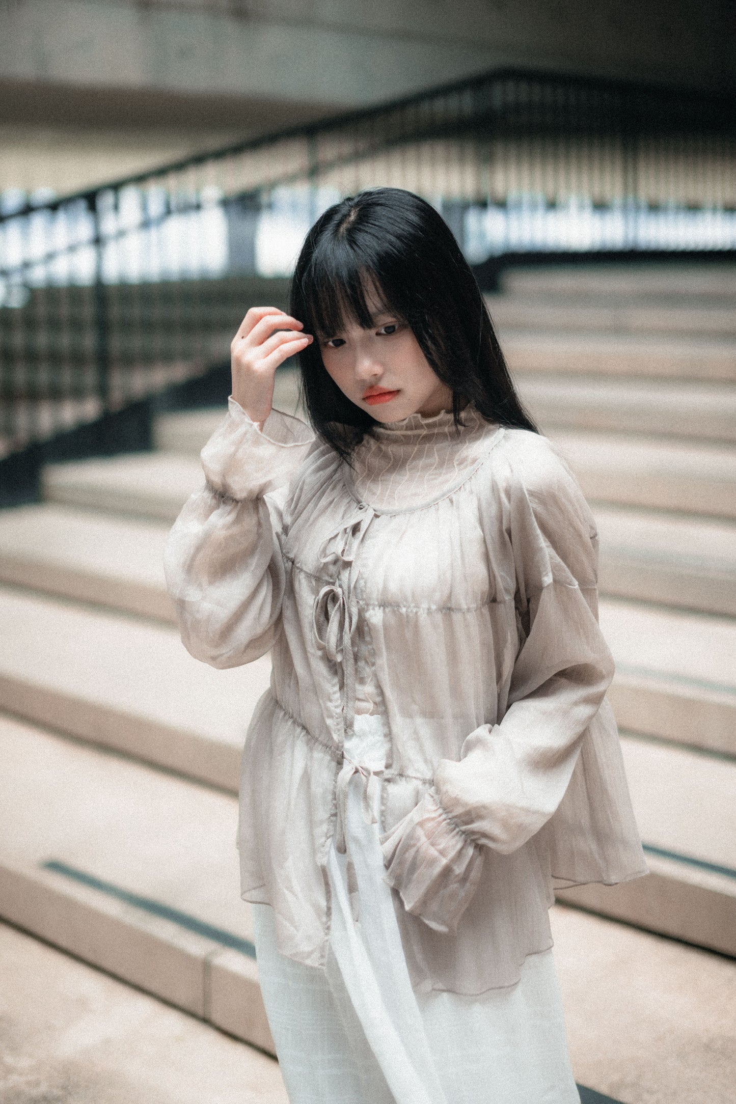 Comeback!! 超美💖透透紗紗綁帶外搭|4色入e