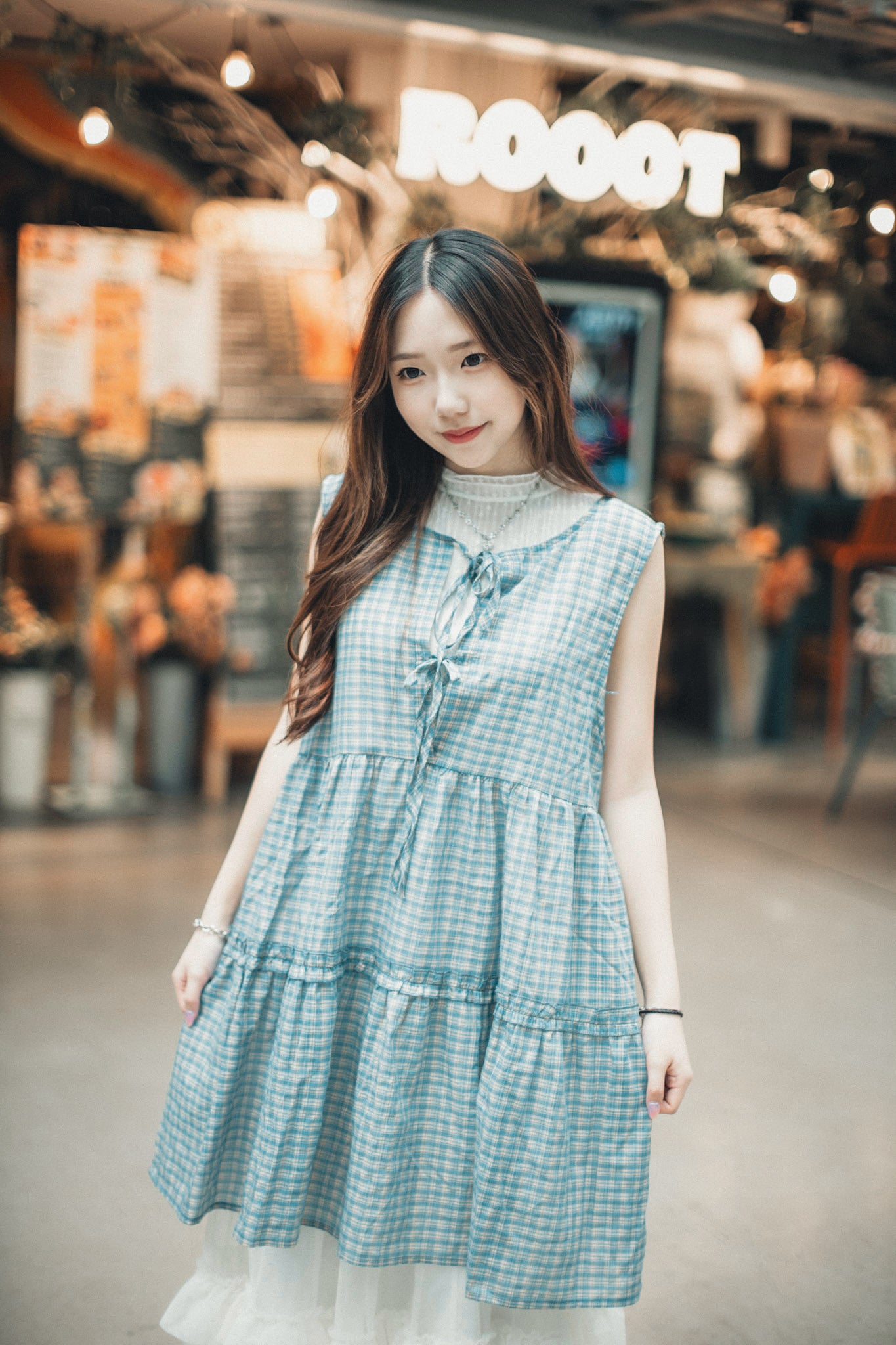 最後少量!小花點 ݁˖⚘₊𓏲半透直紋背心|2色入