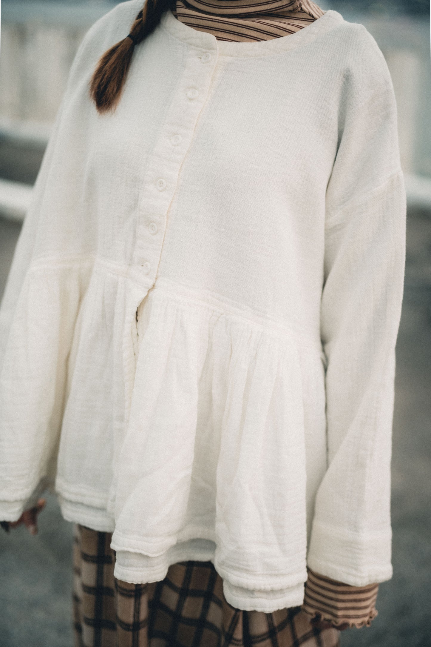 靚傘型!雙層layer BB棉襯衫|3色入