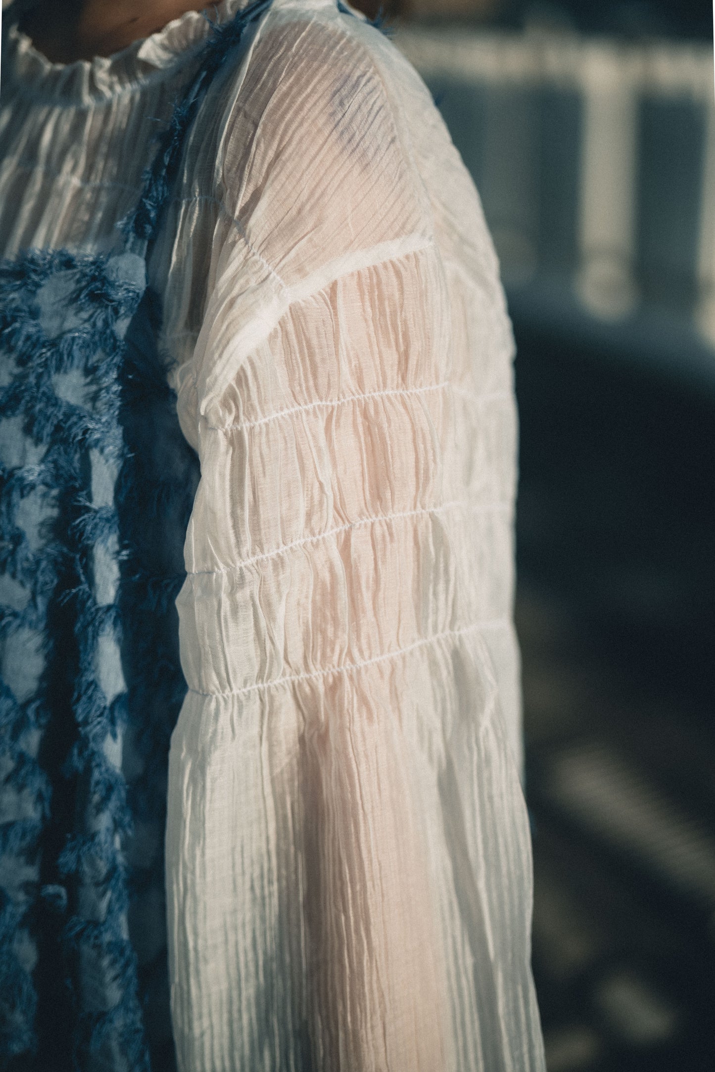 薄紗皺皺Ruffle Top|3色入