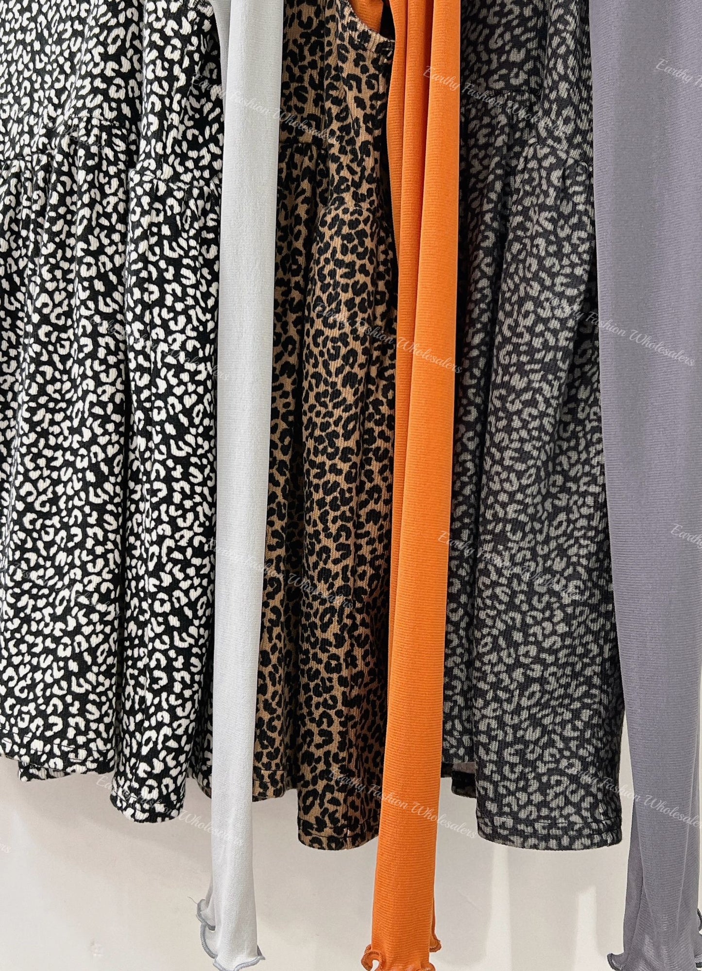 豹紋pattern吊帶layer|3色入