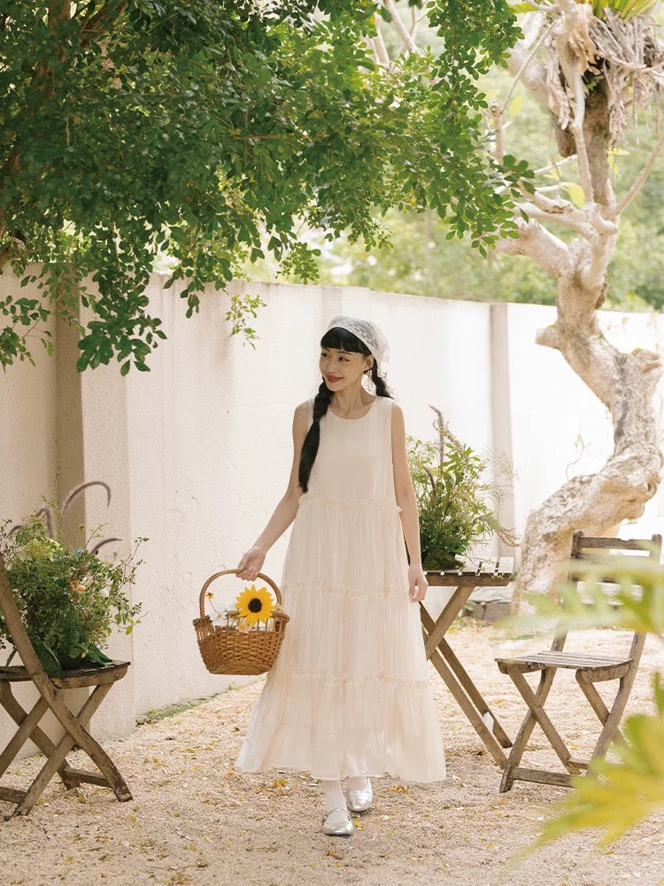 細絲光澤荷葉蛋糕造型OPS|2色入