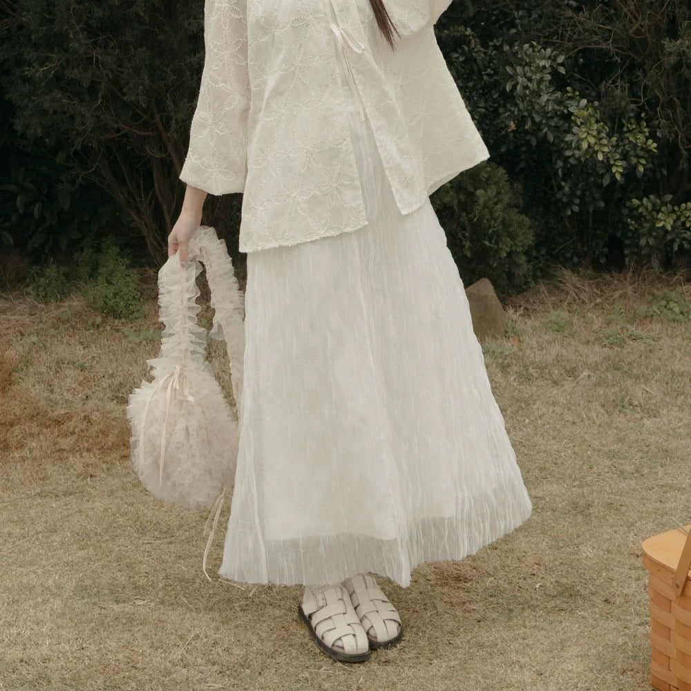 不規則皺皺紋理造型sk|3色入