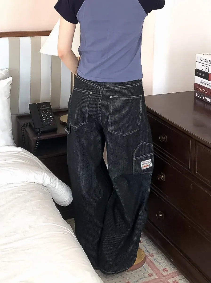 幼條紋明線氣球褲|1色入