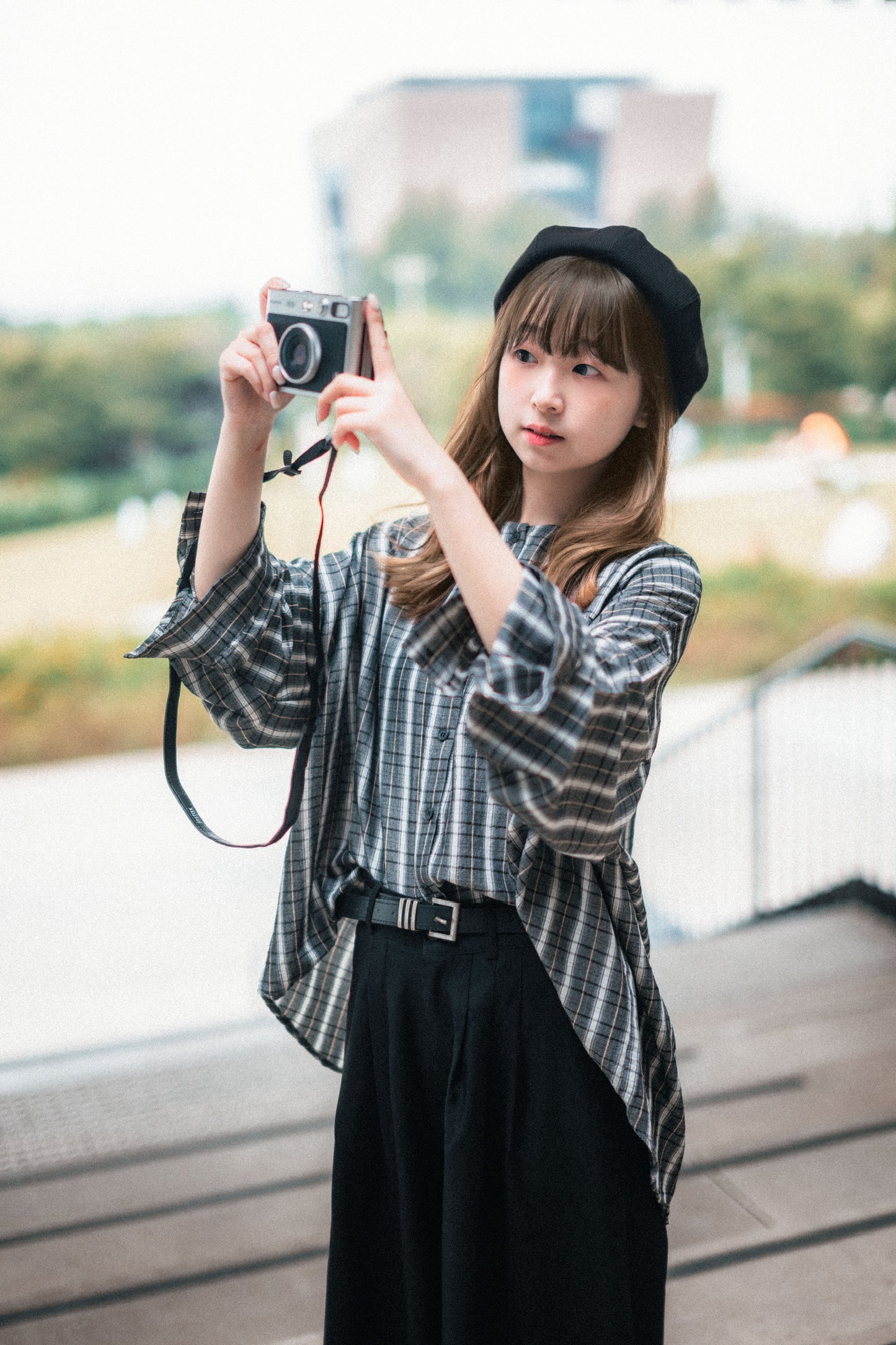 絲滑〰️西裝闊腳長褲(送皮帶)|4色入