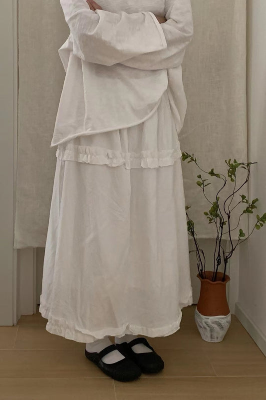 雙層Ruffle花苞泡泡裙|3色入