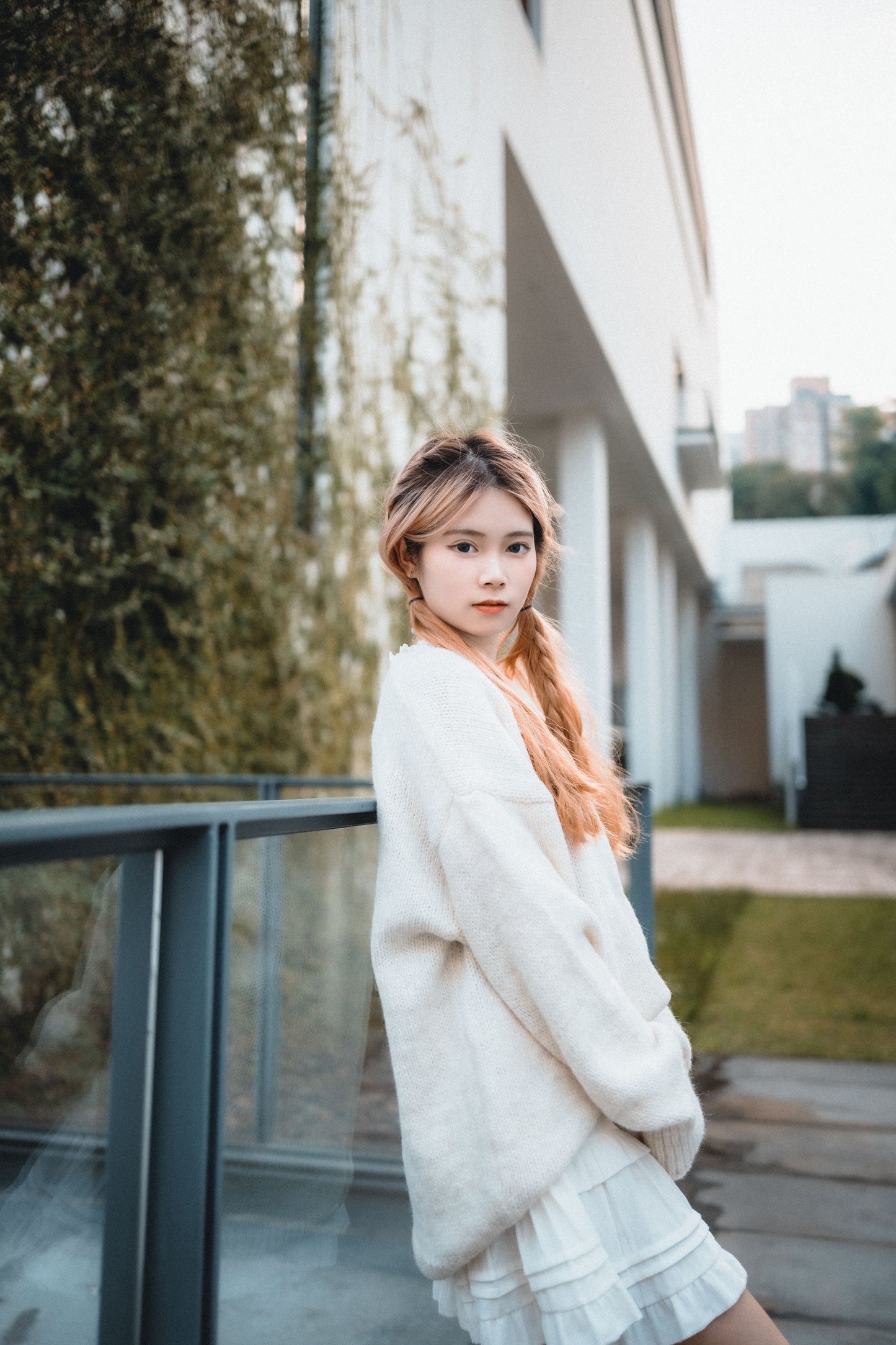 三分甜🍡軟糯Lace V領毛衣|3色入