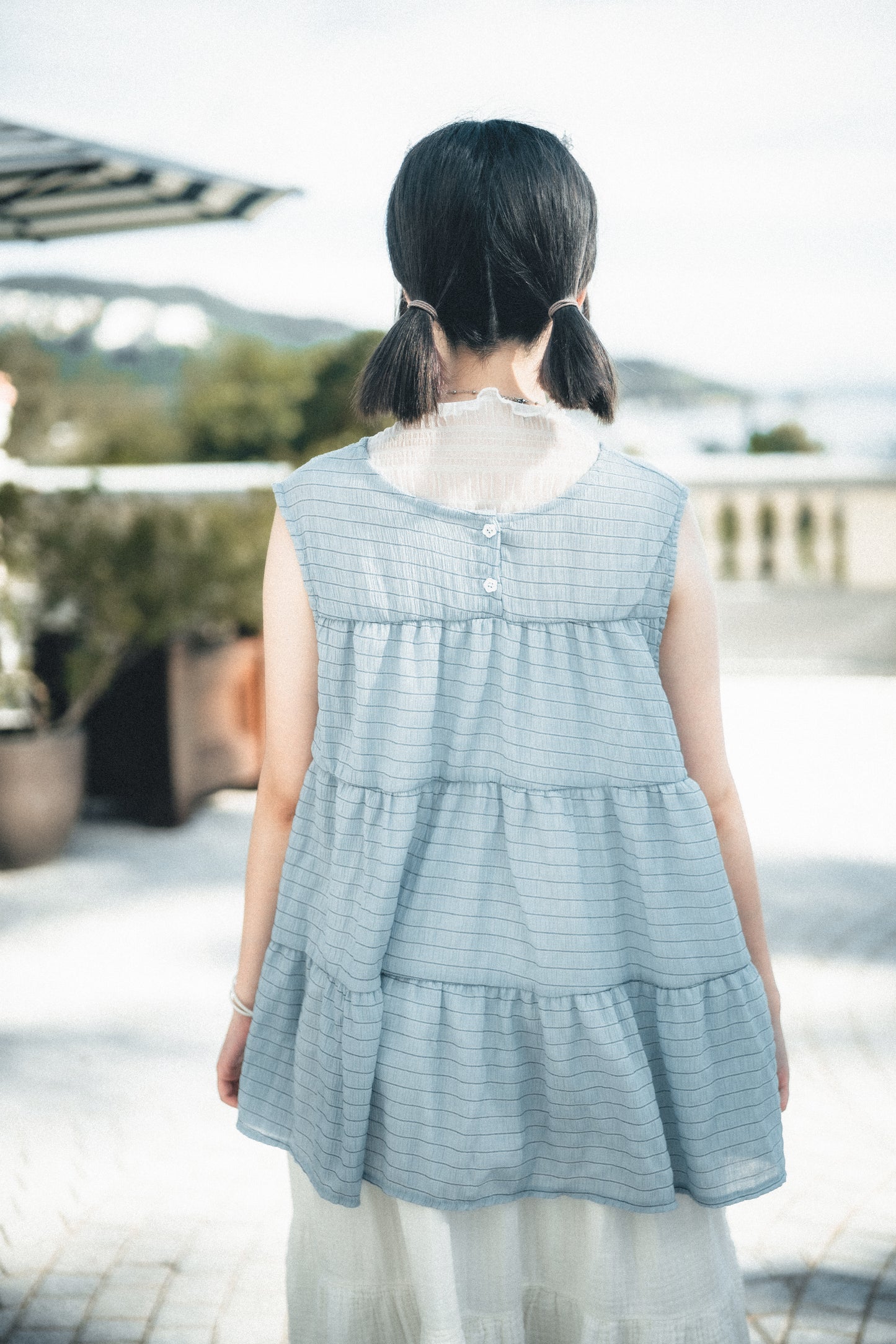 最百搭!2ways暗紋蛋糕娃娃Top|3色入