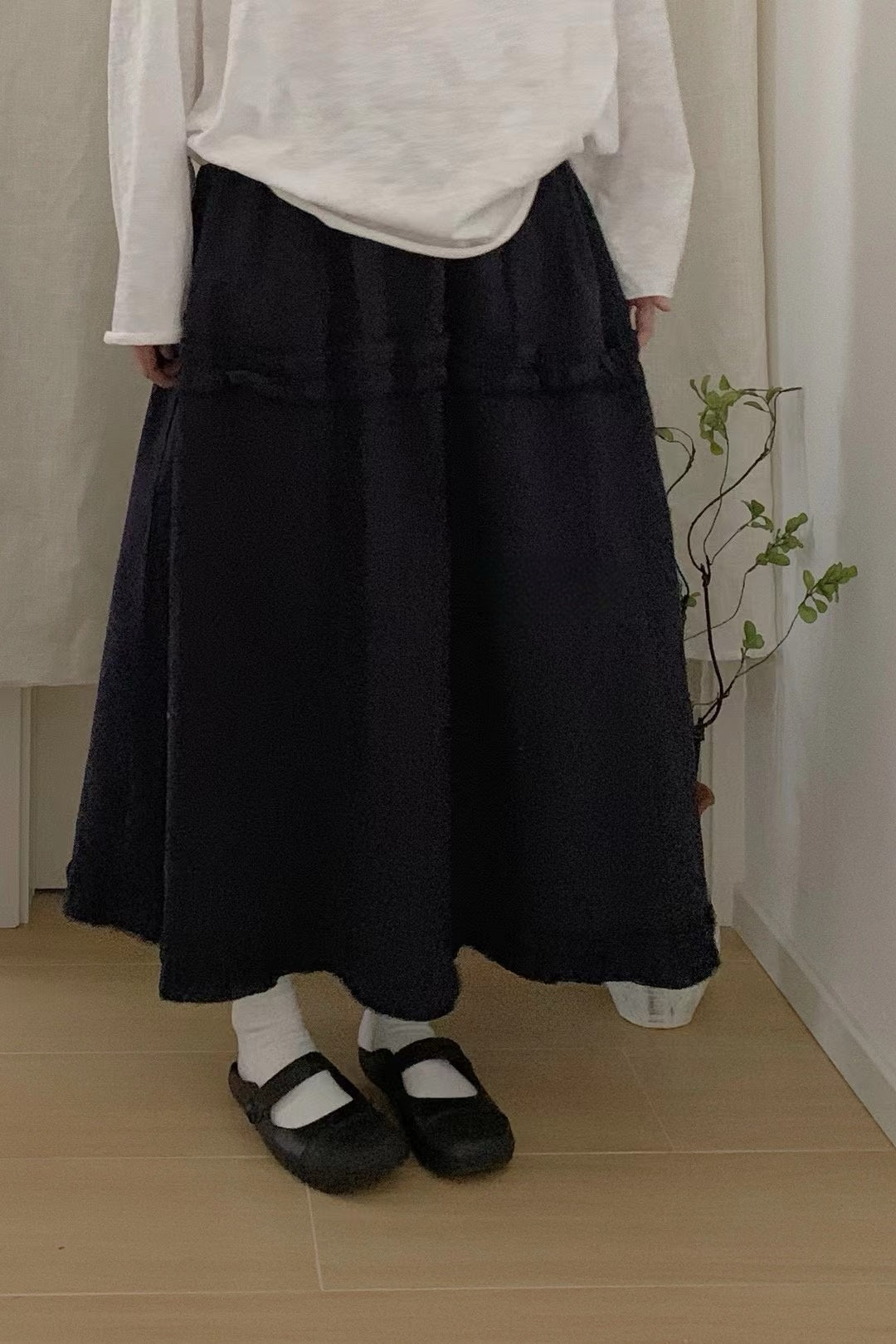 雙層Ruffle花苞泡泡裙|3色入