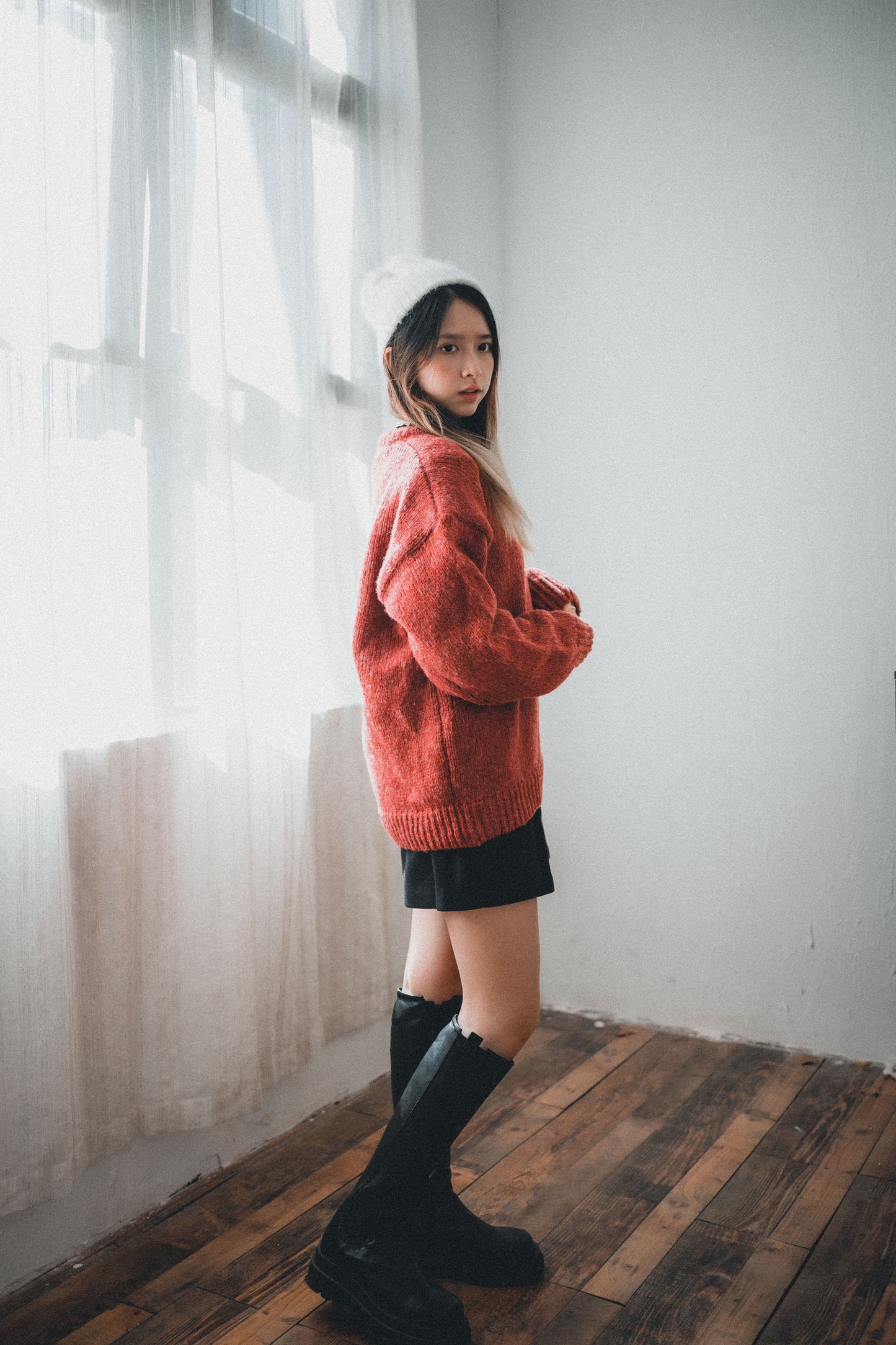 節日感!混色V領針織上衣|7色入