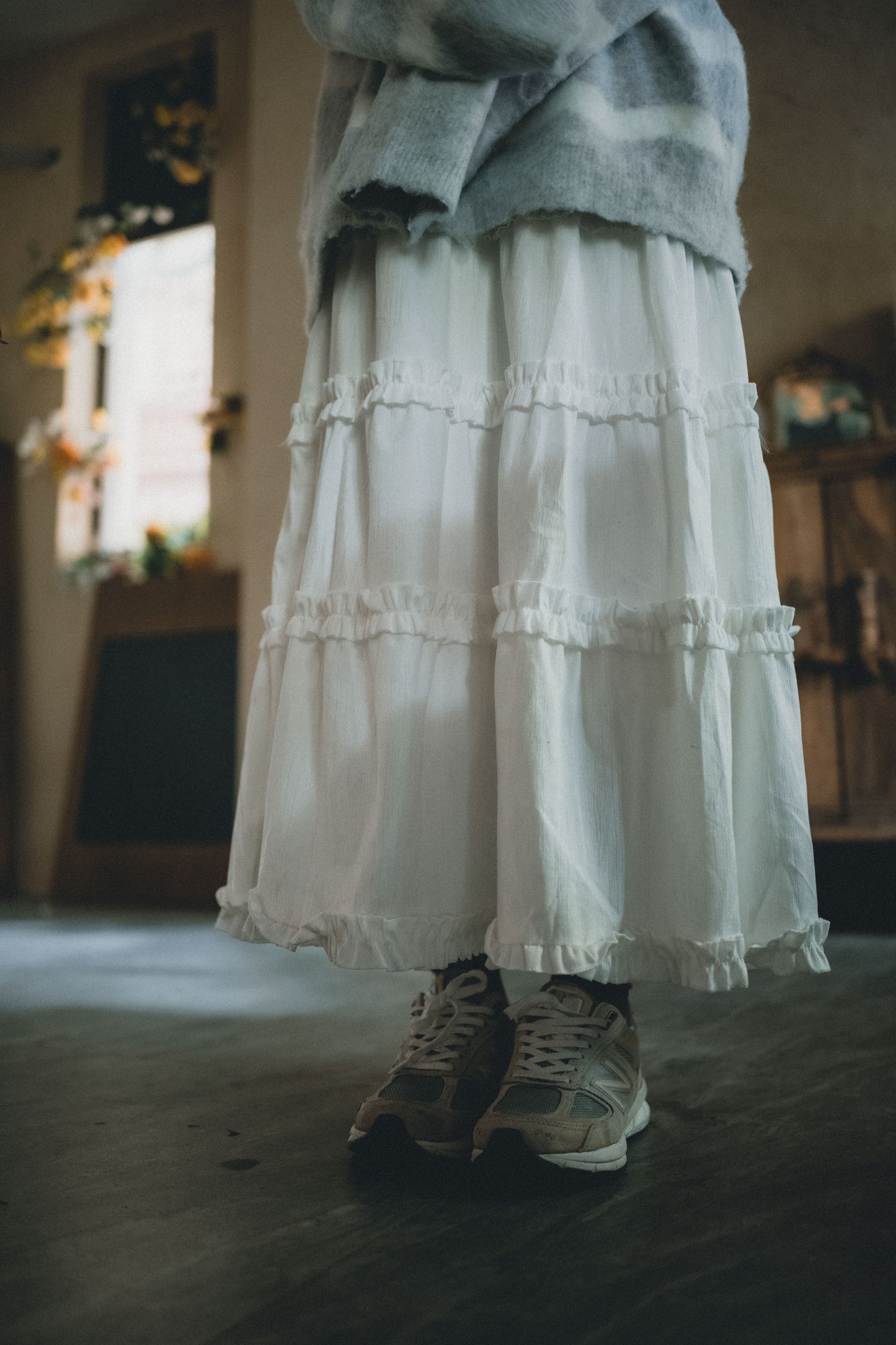 保暖毛底🧣 Ruffle花邊蛋糕裙|2色入