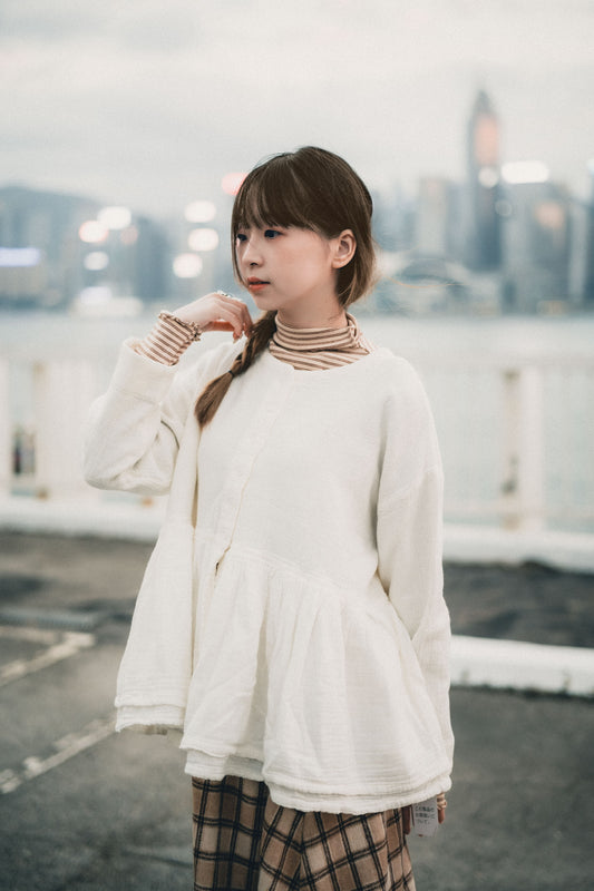 靚傘型!雙層layer BB棉襯衫|3色入