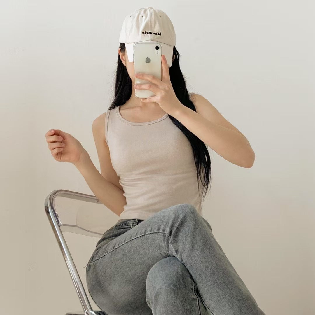 抵着の選✨ 韓國純色棉質背心|6色入