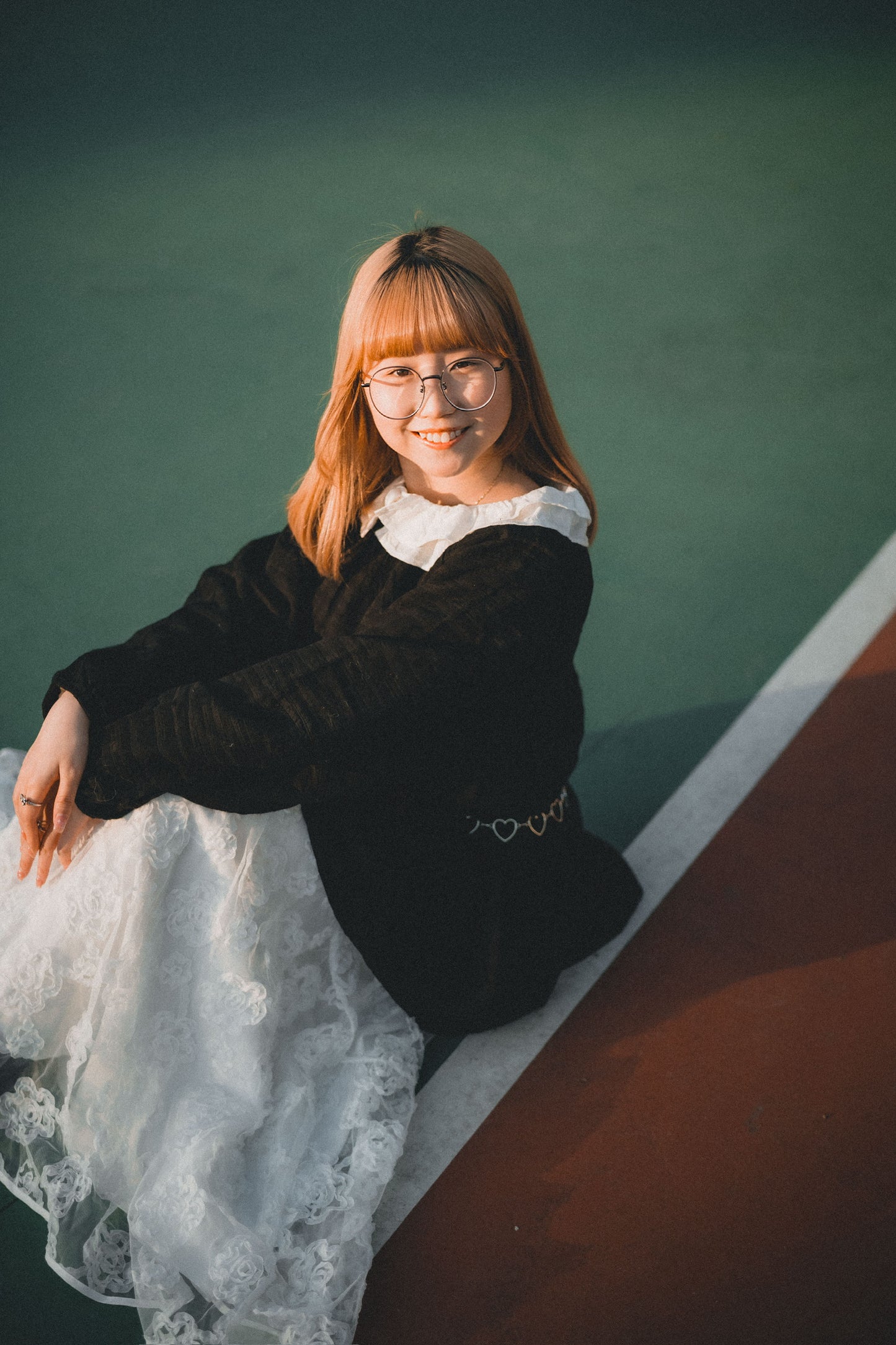 棉麻壓摺泡泡袖上衣|3色入