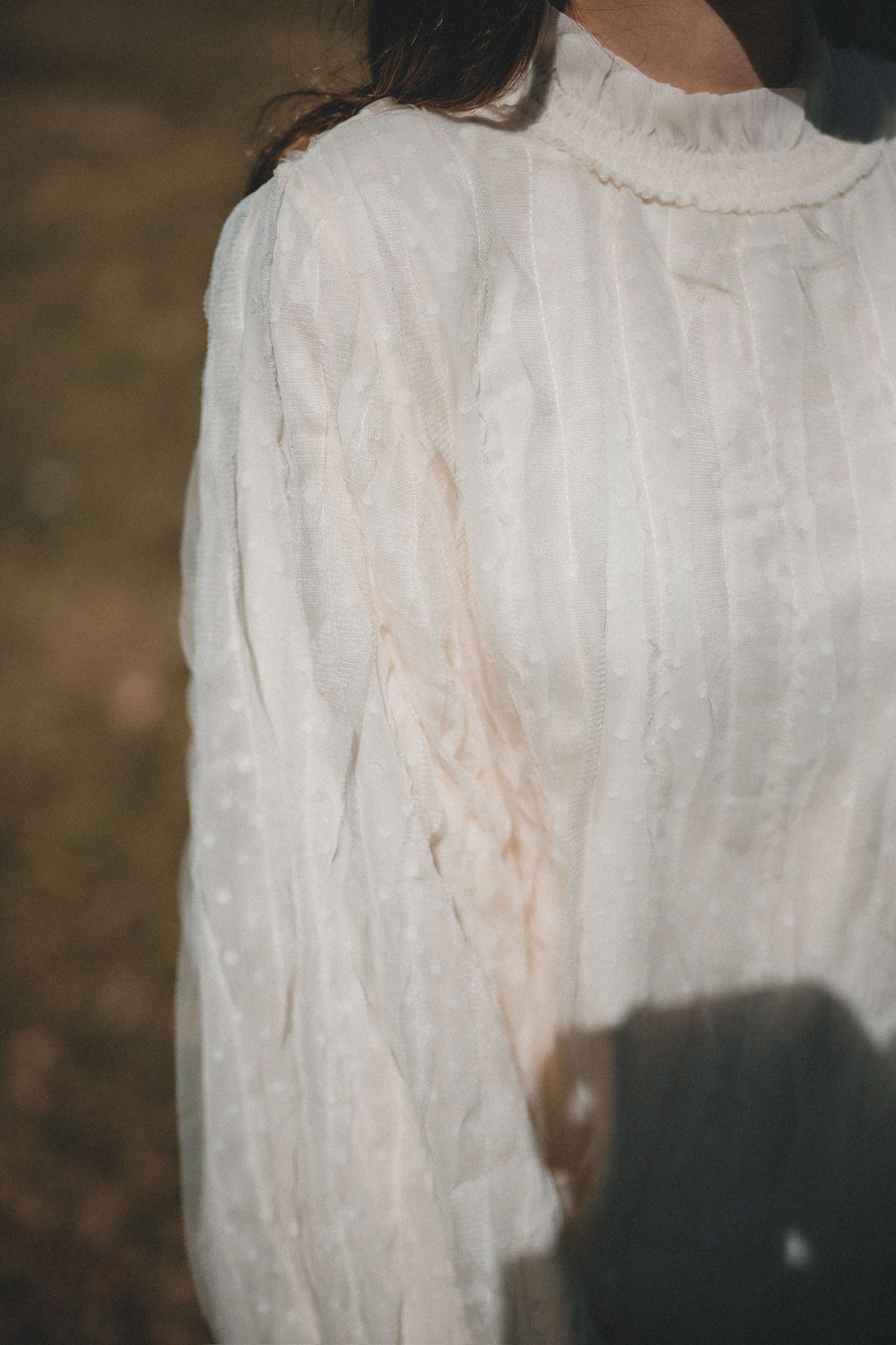 溫柔氣質雪紗ruffle上衣|1色入