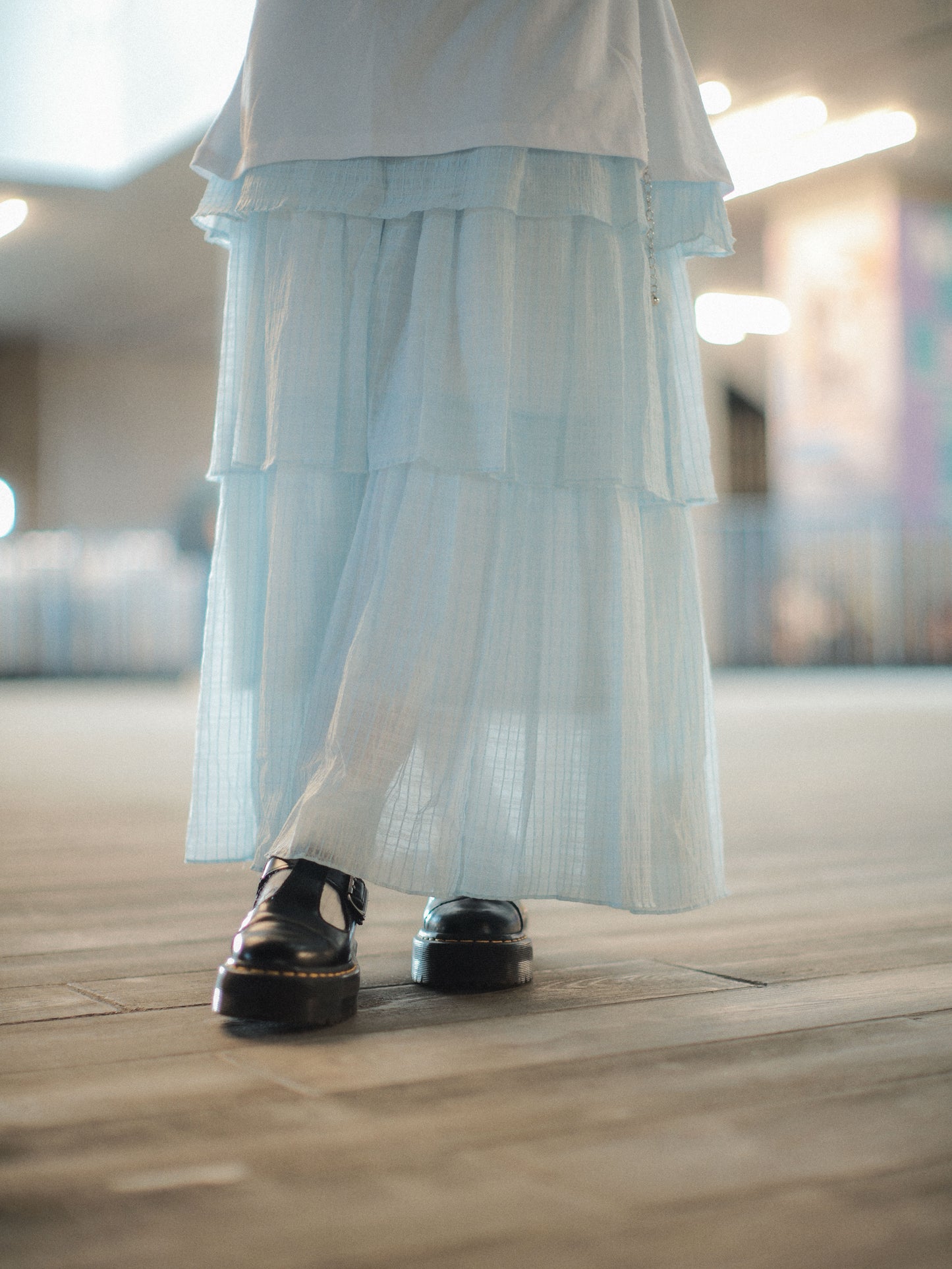 顯瘦の選!三層layer暗格半身裙|3色入