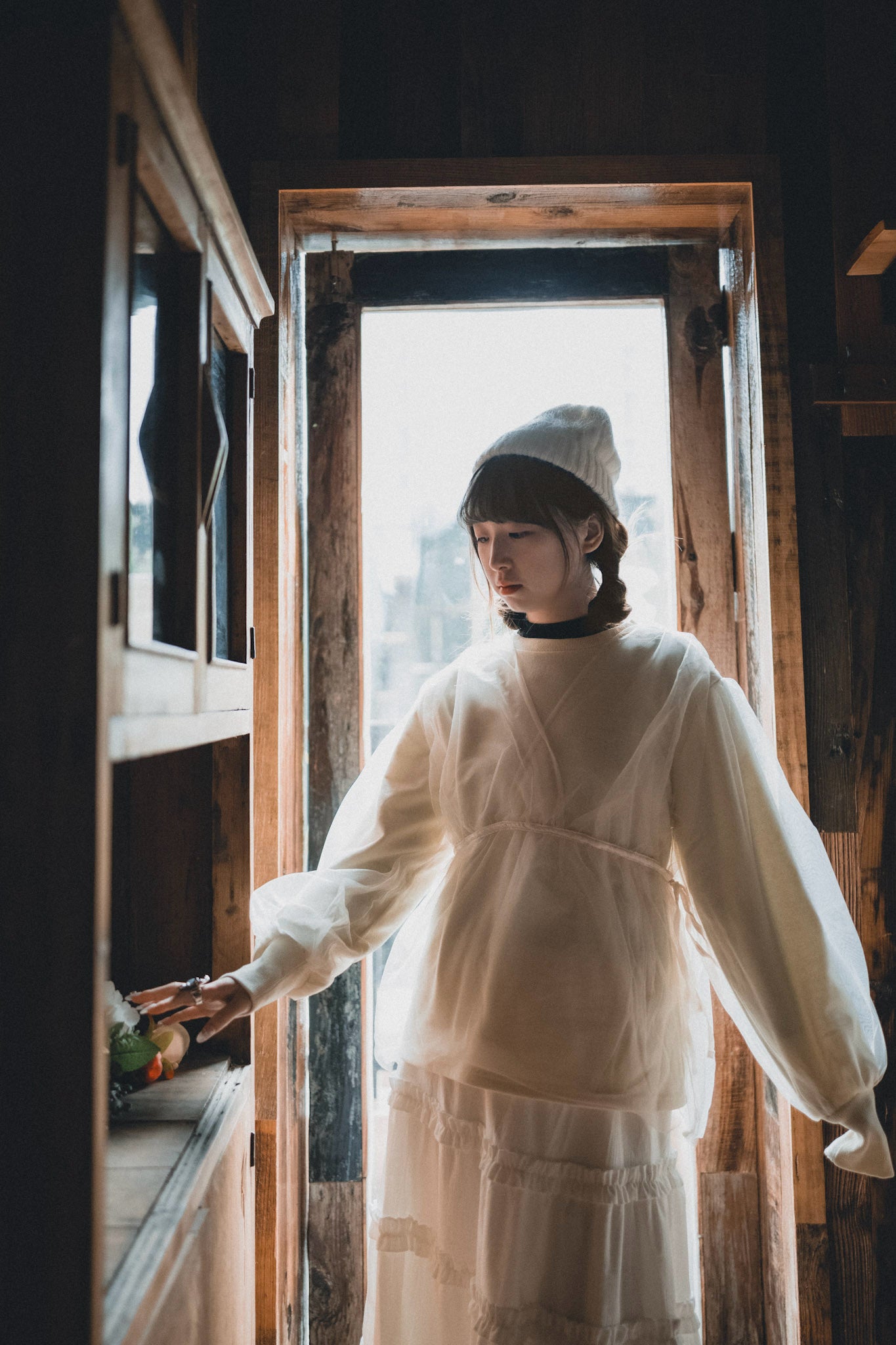 熱賣!疊層薄紗長袖TOP|3色入