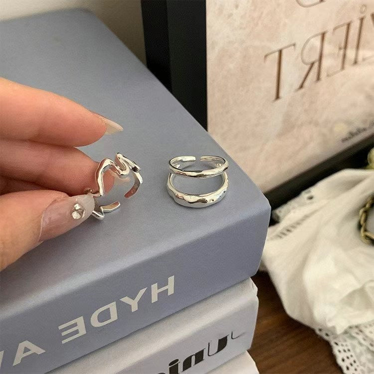 簡約冷淡風戎指set|1色入