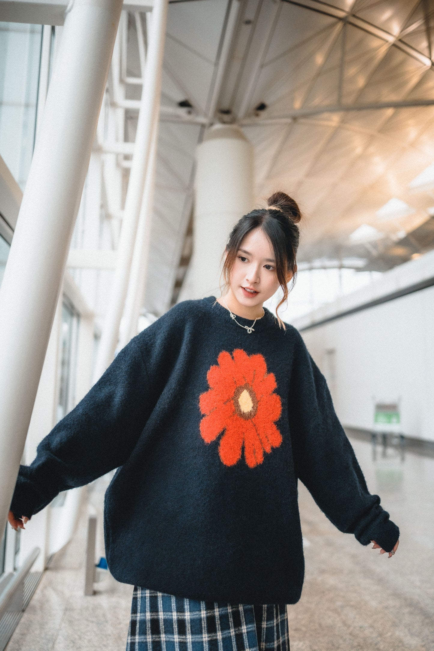 人氣款式🌼 日系花花針織上衣 | 3色入