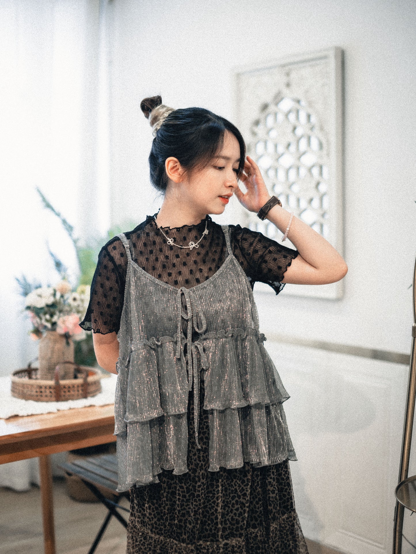 2ways閃閃綁帶外搭Layer|3 colors