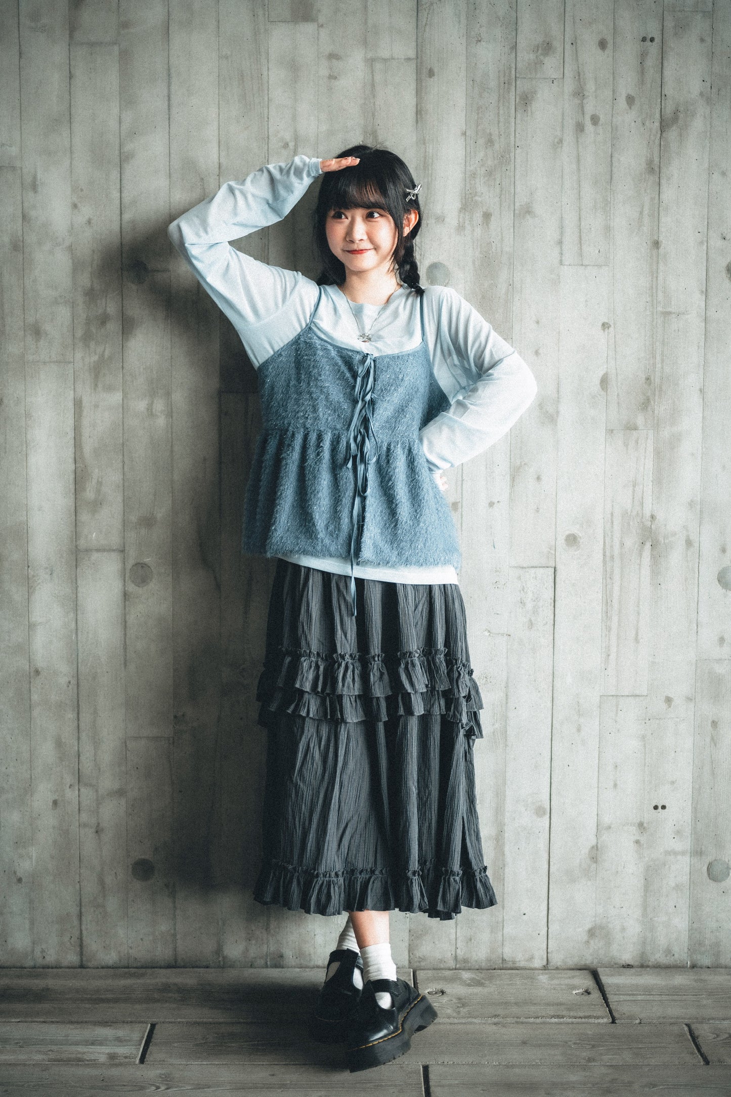 Soft☁️ 親膚透透長袖top|5色入