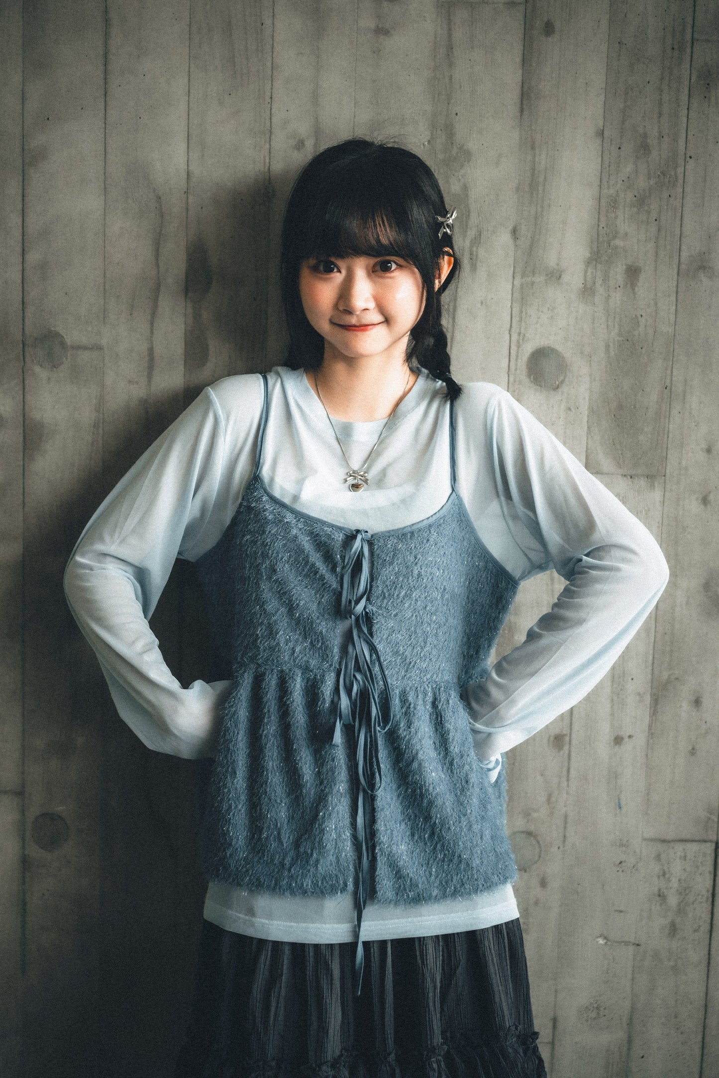 Soft☁️ 親膚透透長袖top|5色入