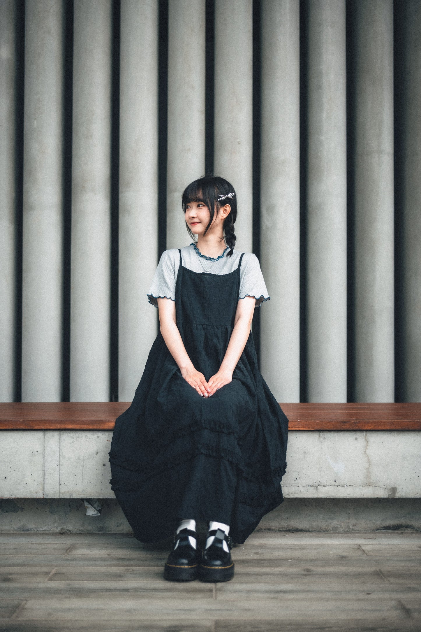 扭紋撞色RUFFLE TOP|4色入